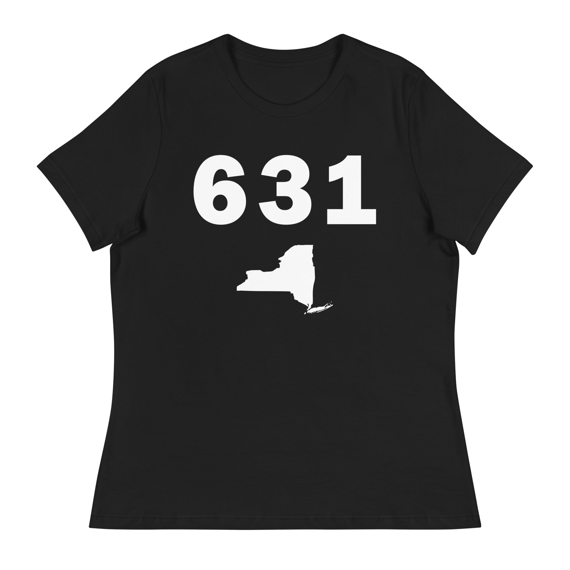 631 Area Code Women's Relaxed T Shirt