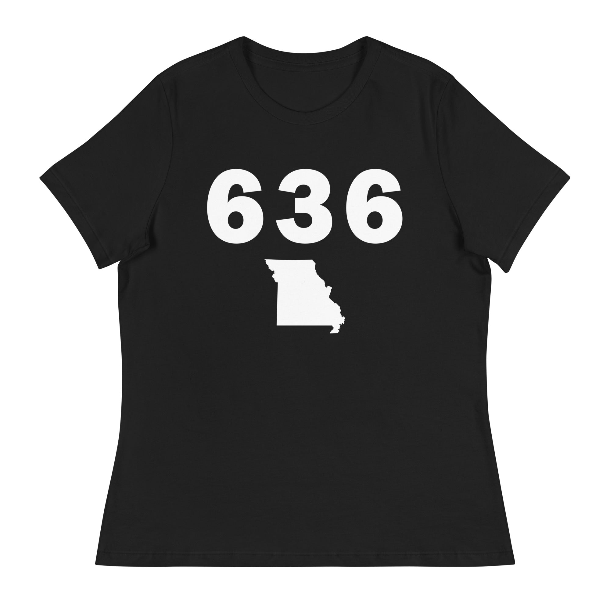 636 Area Code Women's Relaxed T Shirt