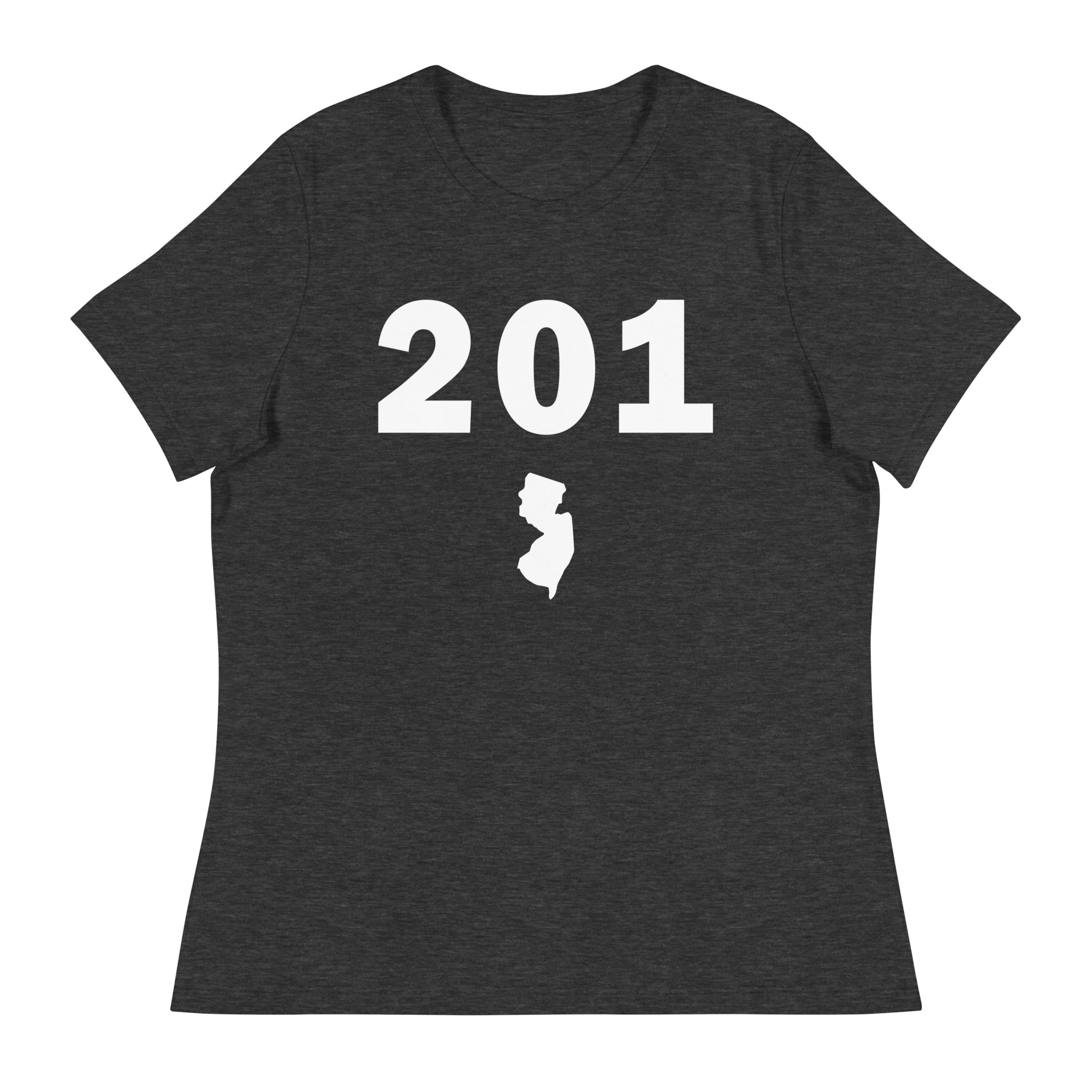 201 Area Code Women's Relaxed T Shirt