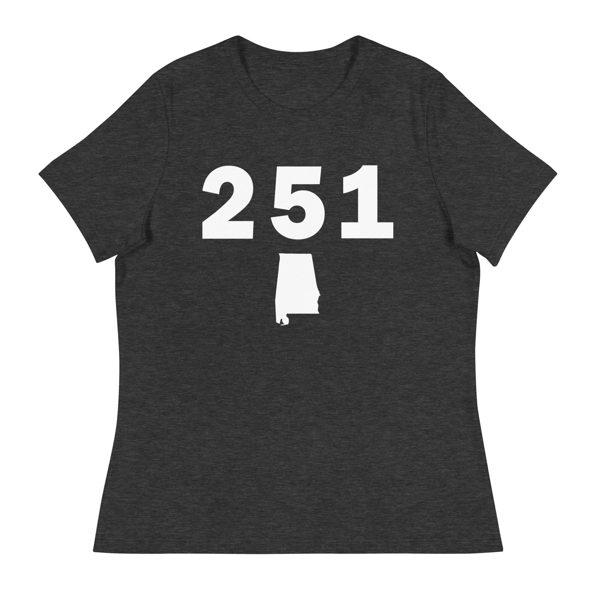 251 Area Code Women's Relaxed T Shirt