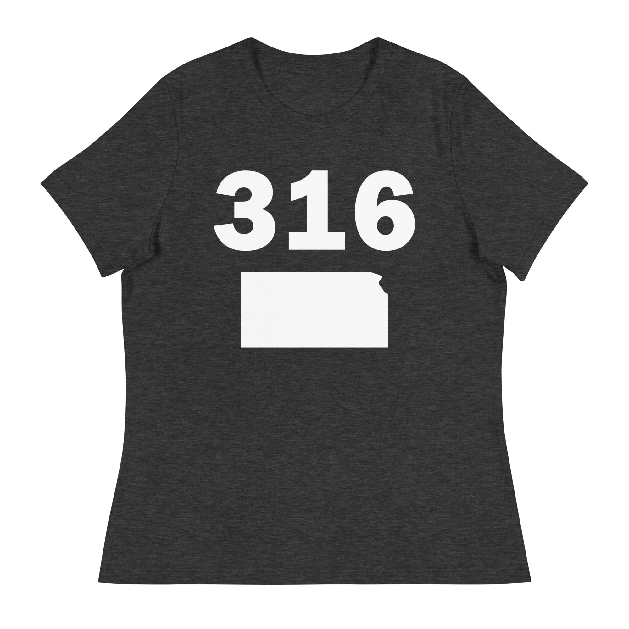 316 Area Code Women's Relaxed T Shirt