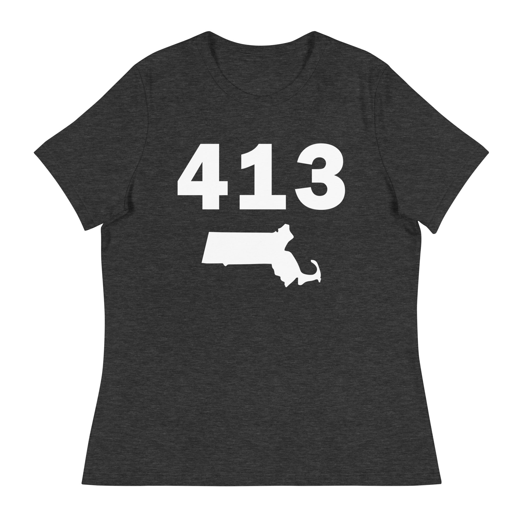 413 Area Code Women's Relaxed T Shirt