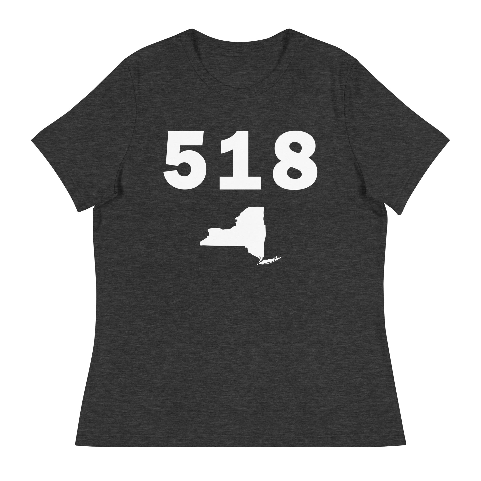 518 Area Code Women's Relaxed T Shirt