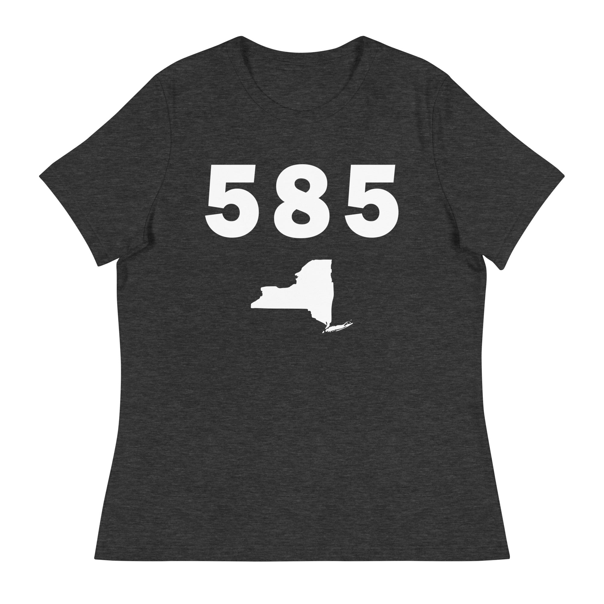 585 Area Code Women's Relaxed T Shirt