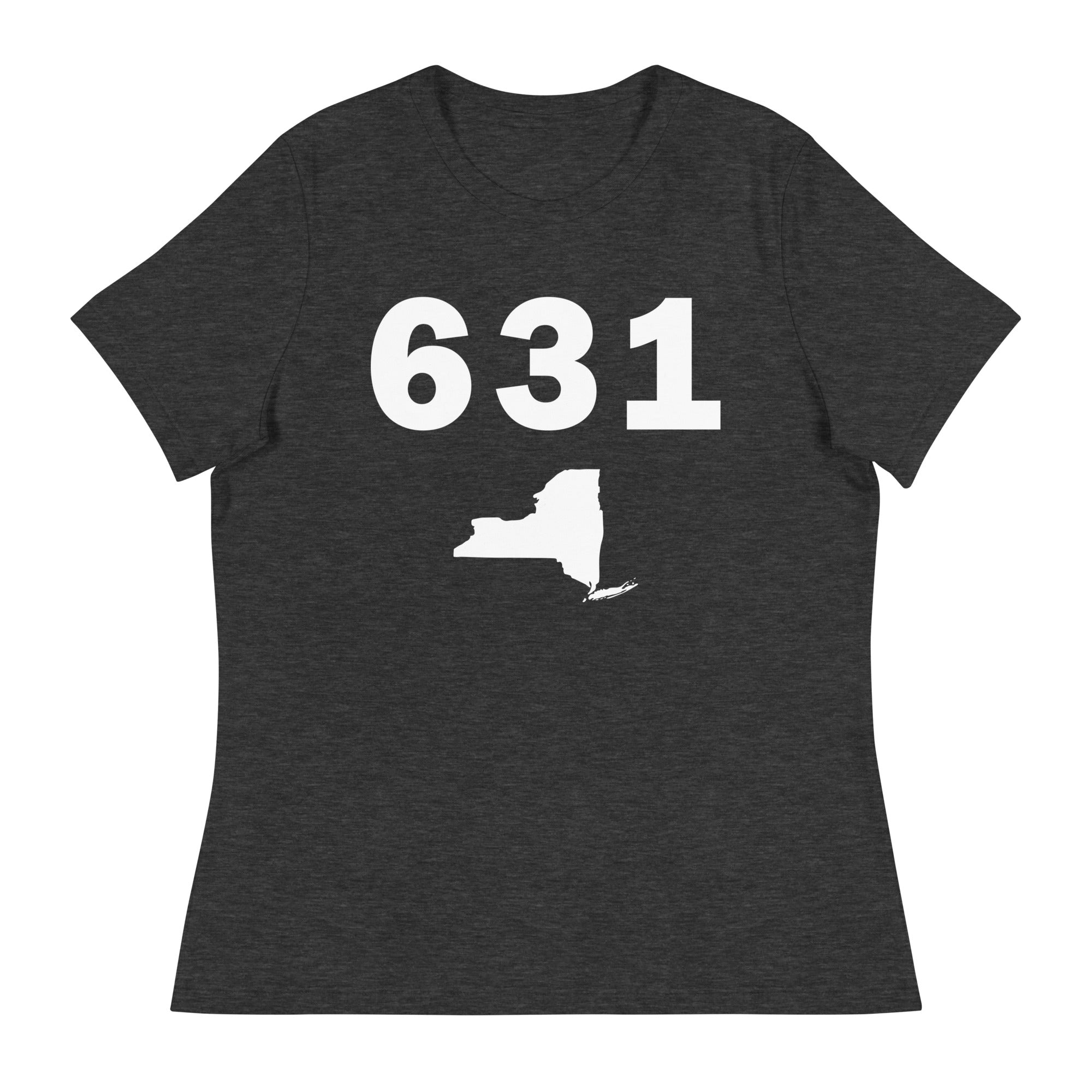 631 Area Code Women's Relaxed T Shirt