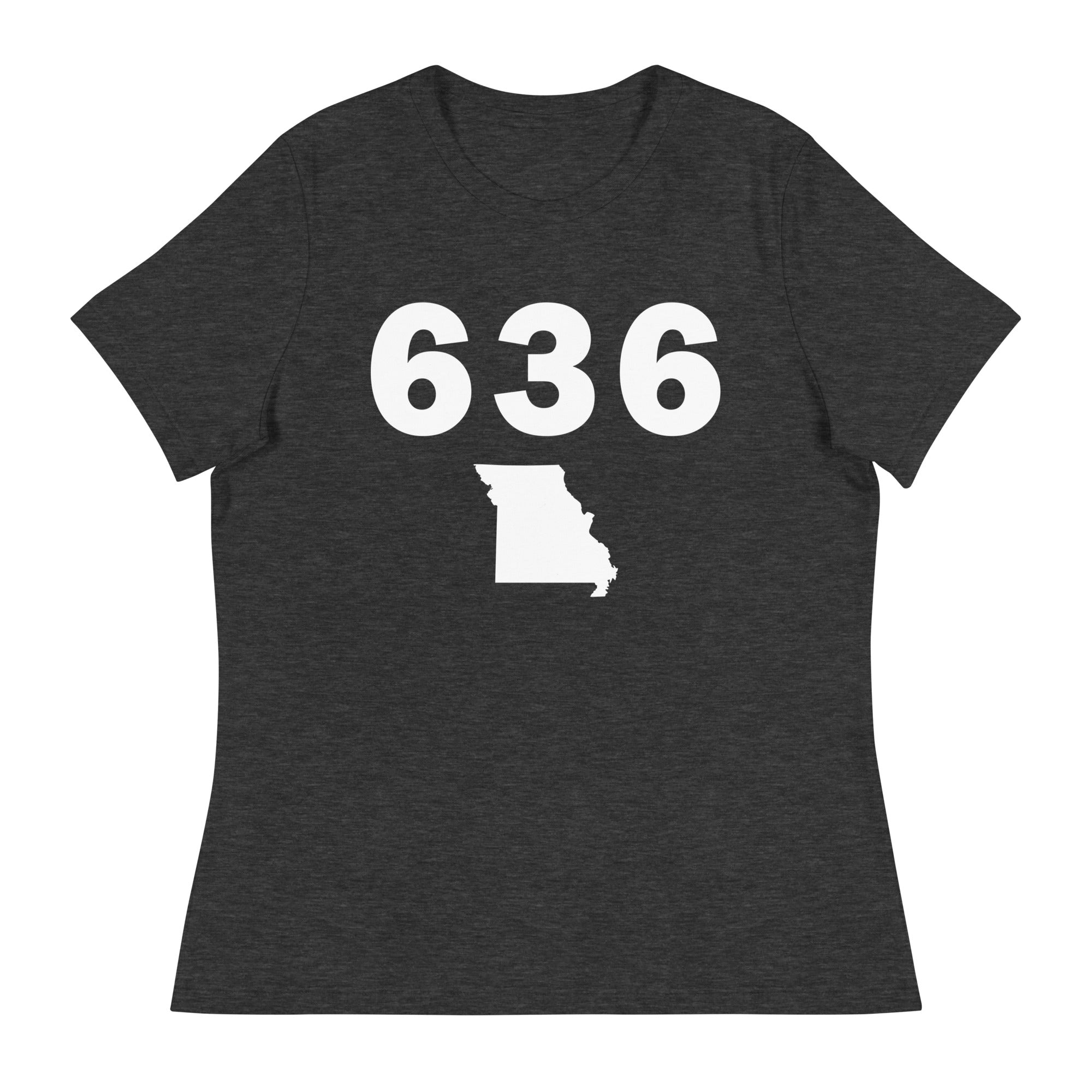 636 Area Code Women's Relaxed T Shirt
