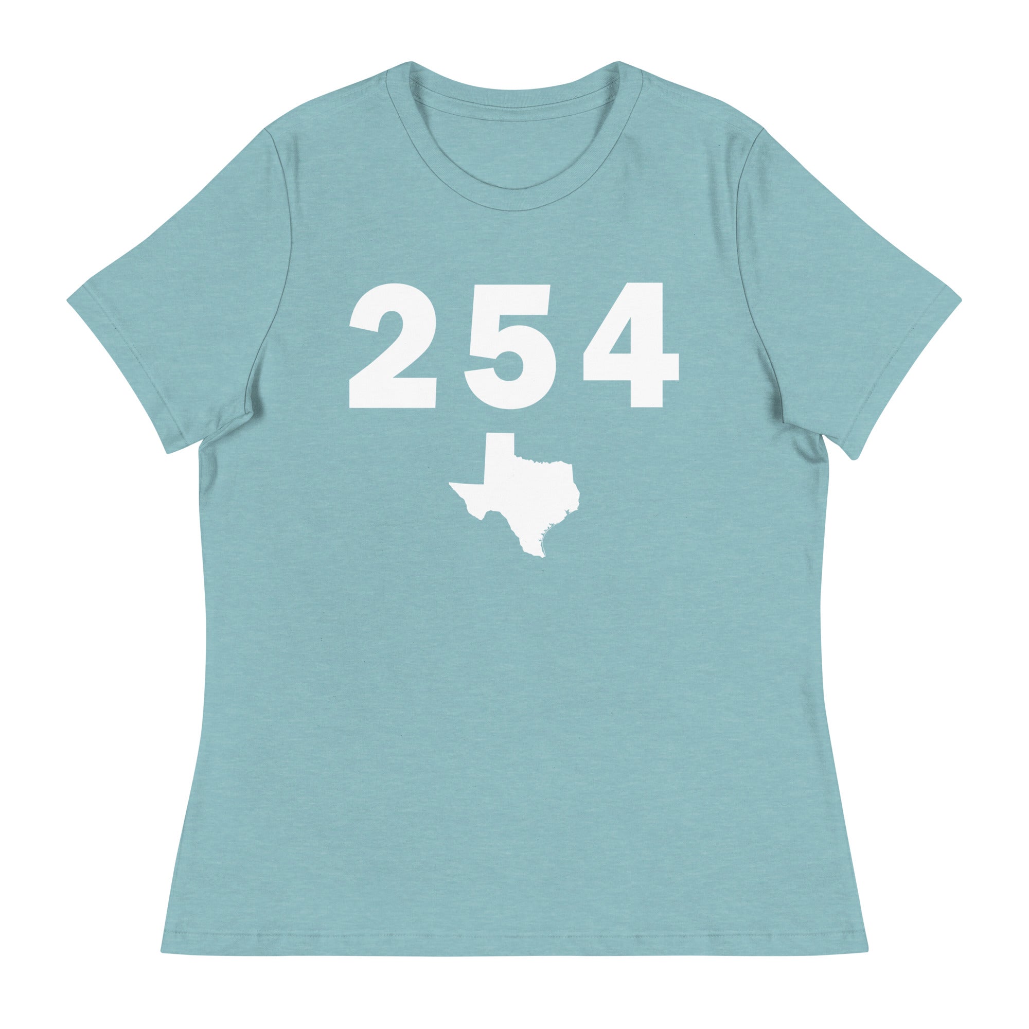 254 Area Code Women's Relaxed T Shirt