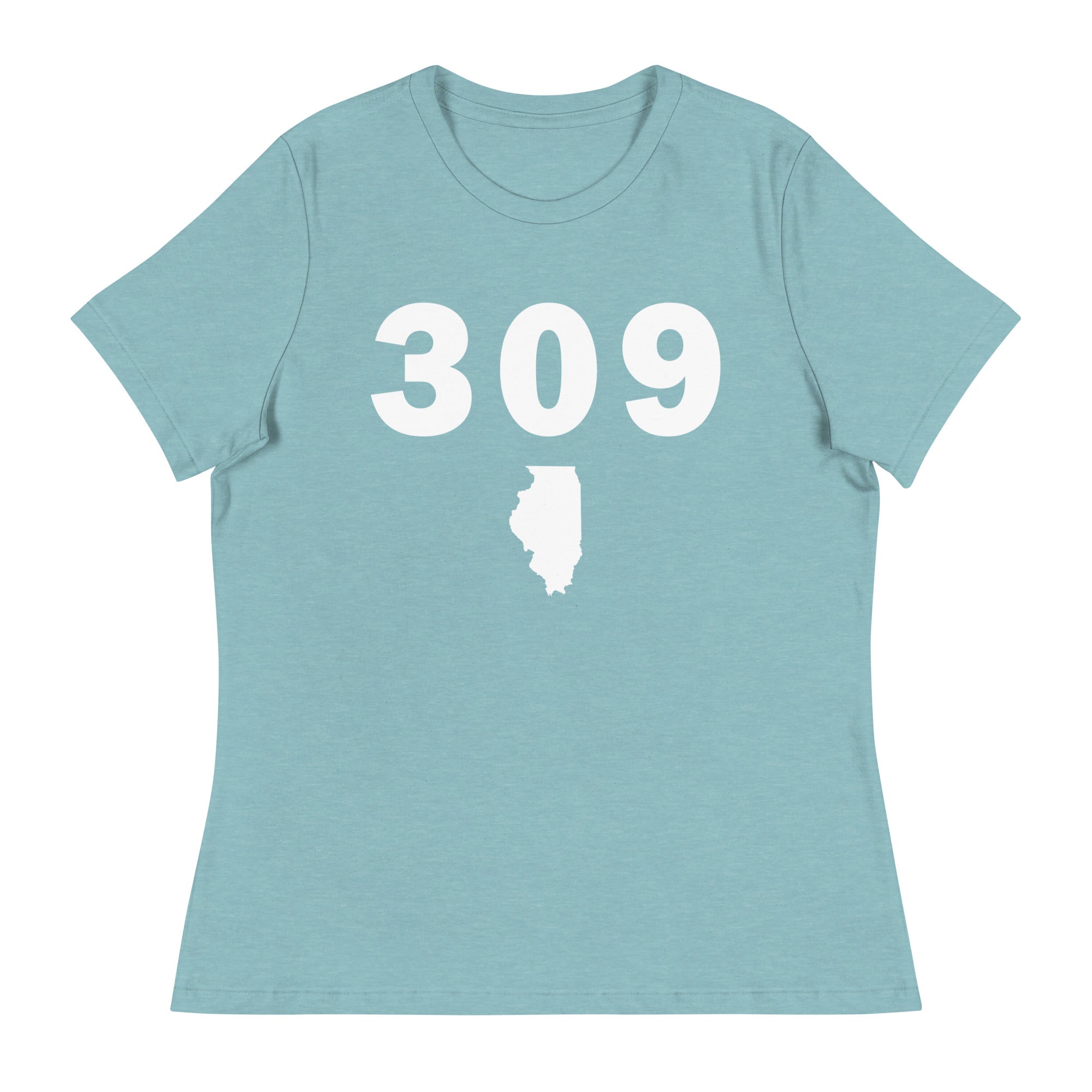 309 Area Code Women's Relaxed T Shirt