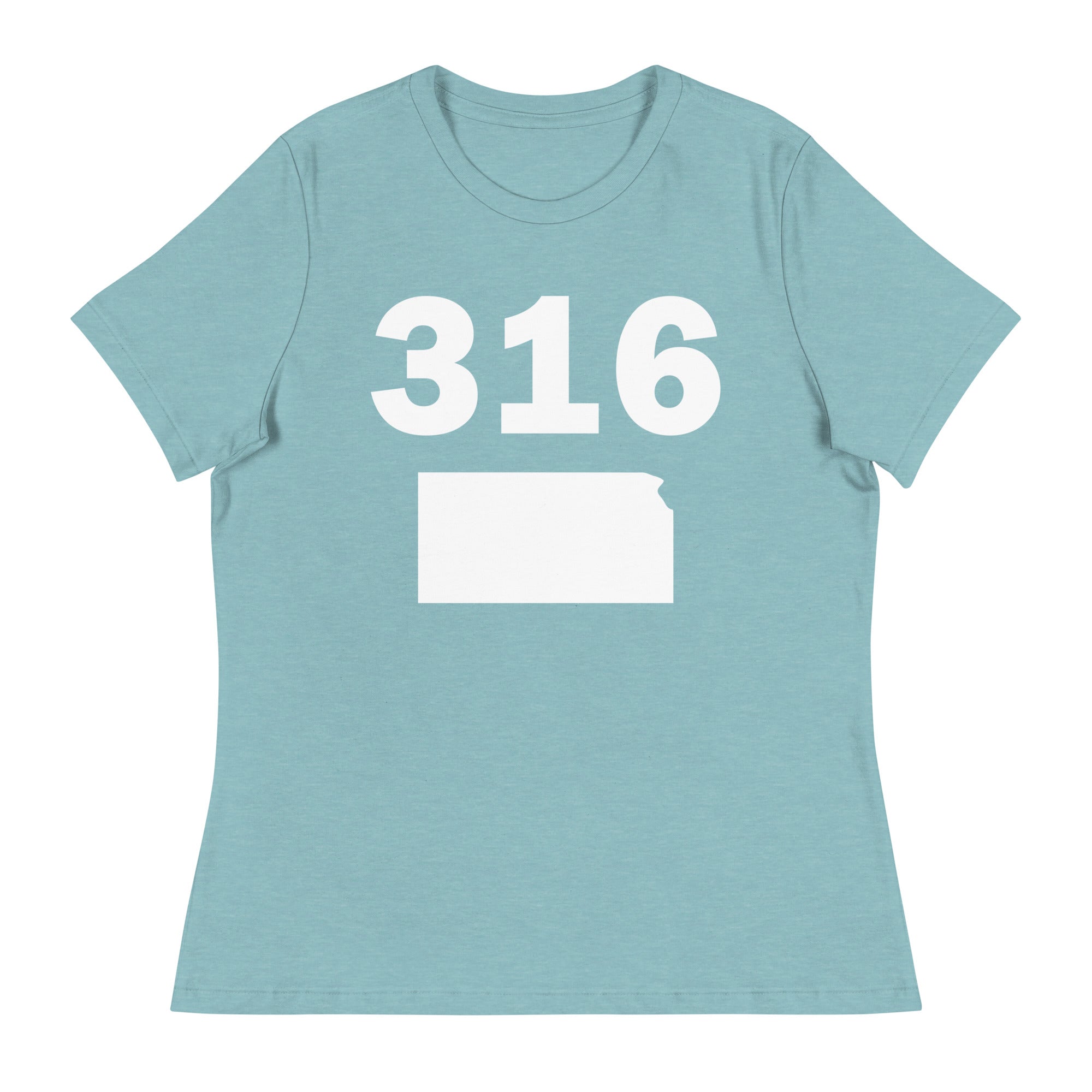 316 Area Code Women's Relaxed T Shirt