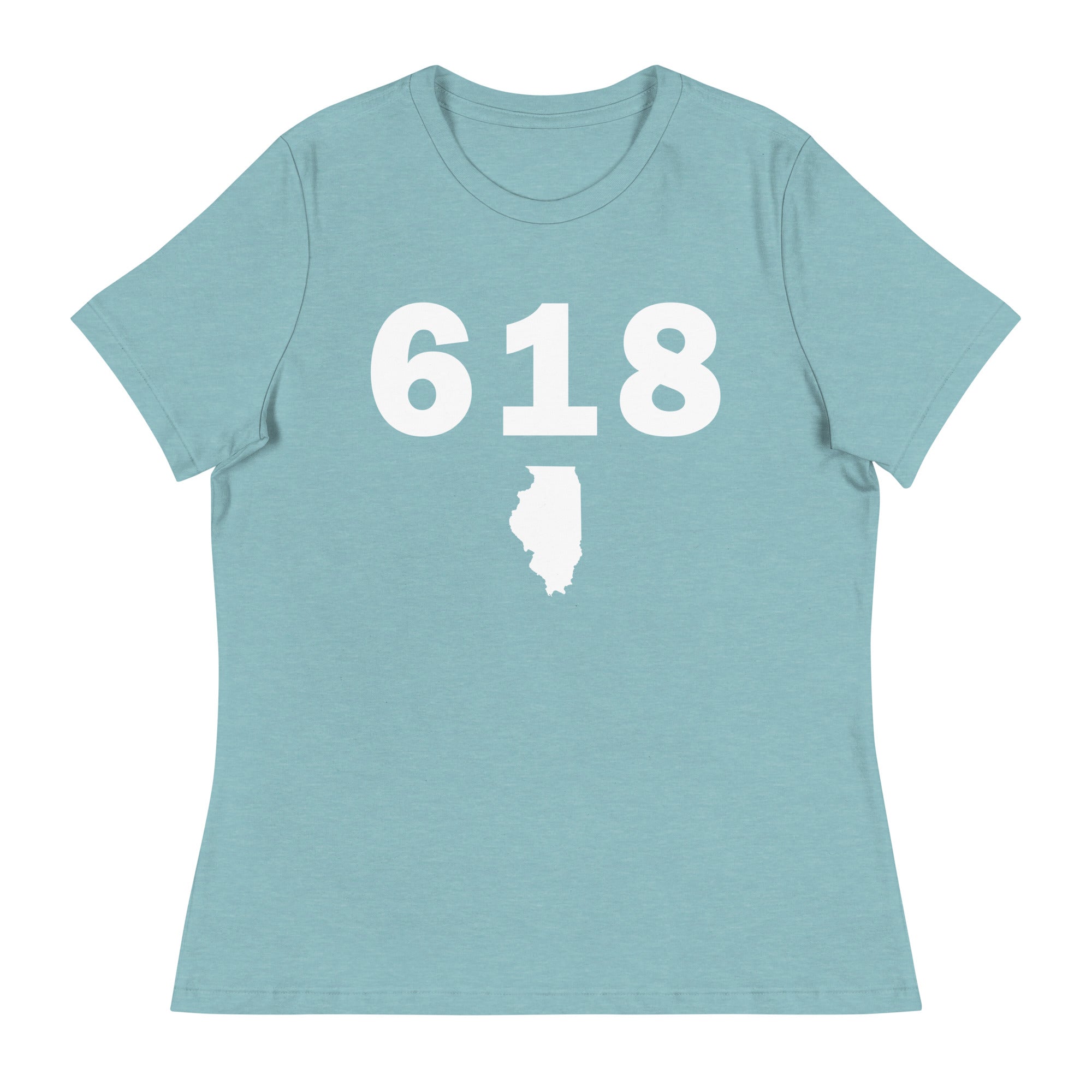 618 Area Code Women's Relaxed T Shirt