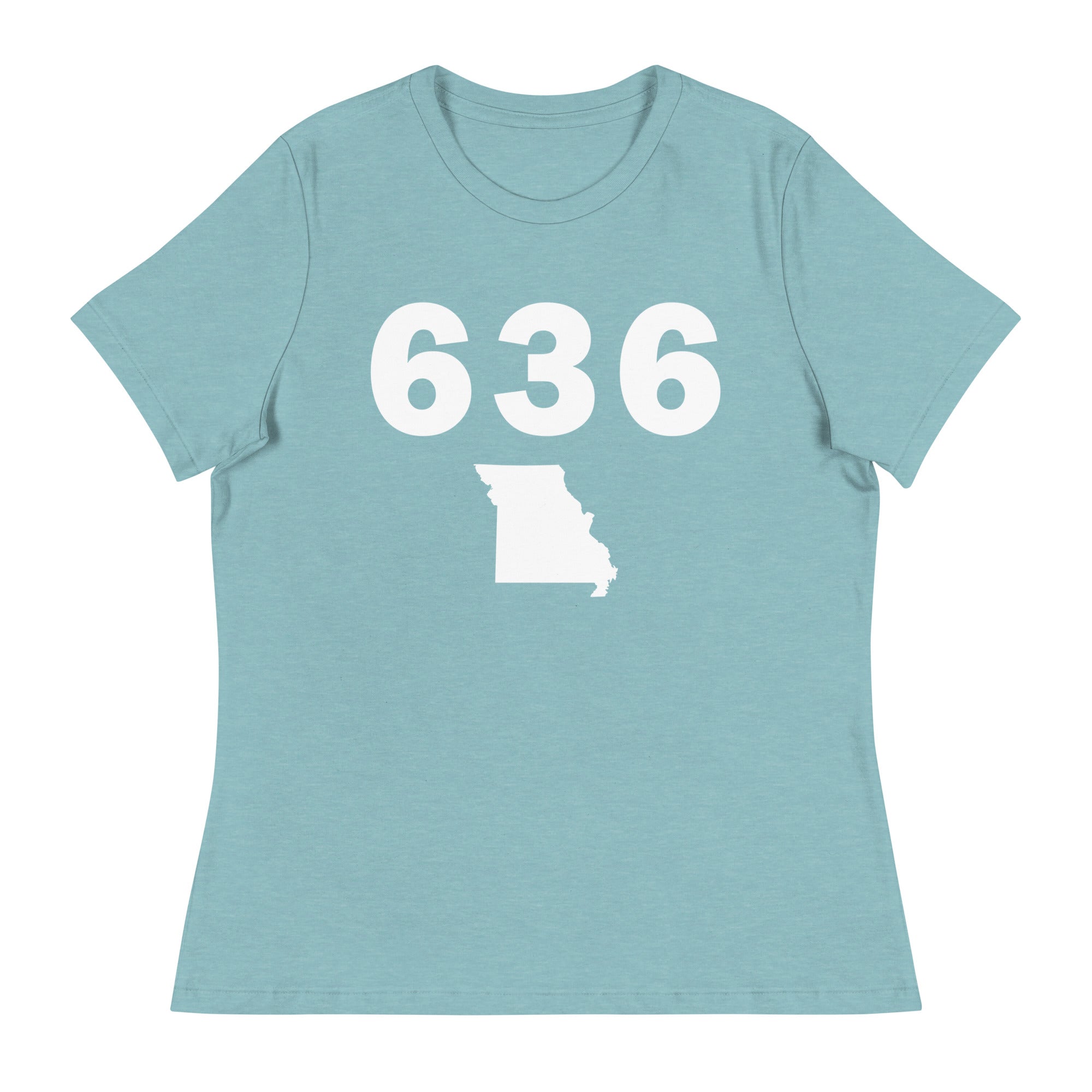 636 Area Code Women's Relaxed T Shirt
