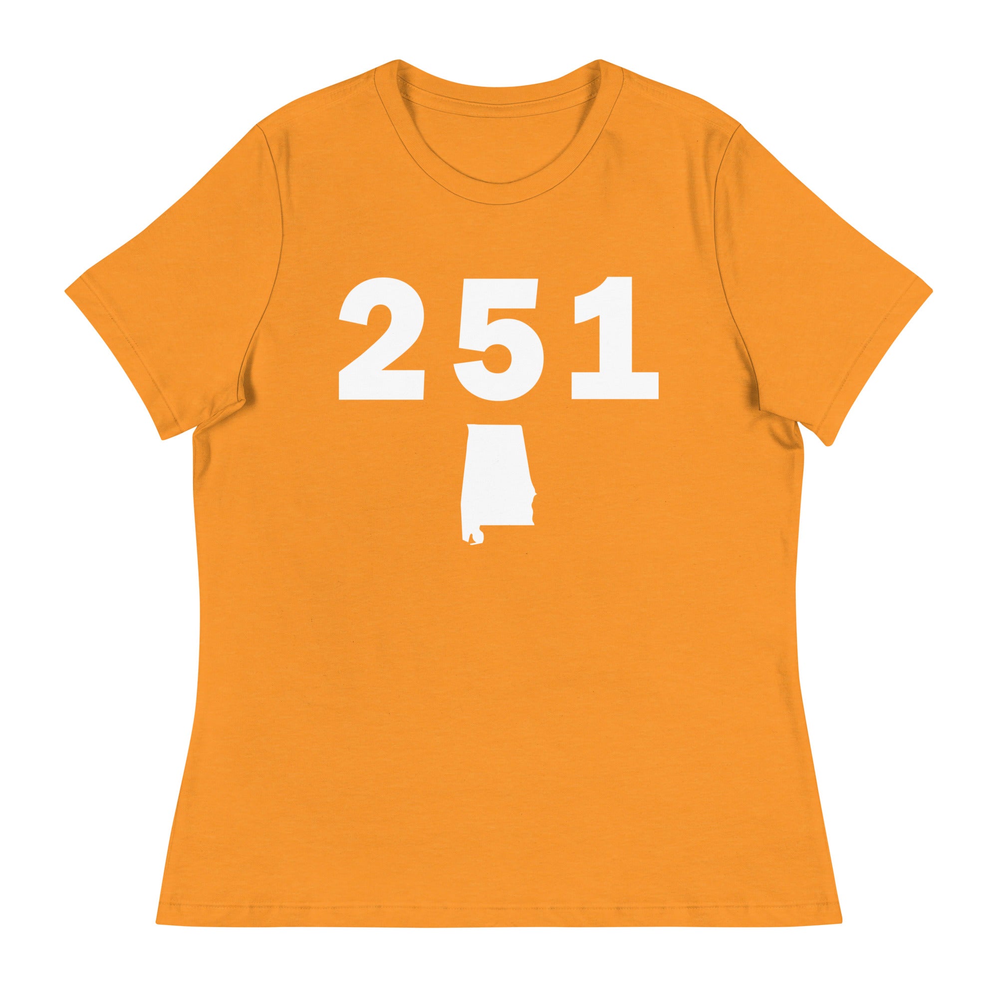 251 Area Code Women's Relaxed T Shirt