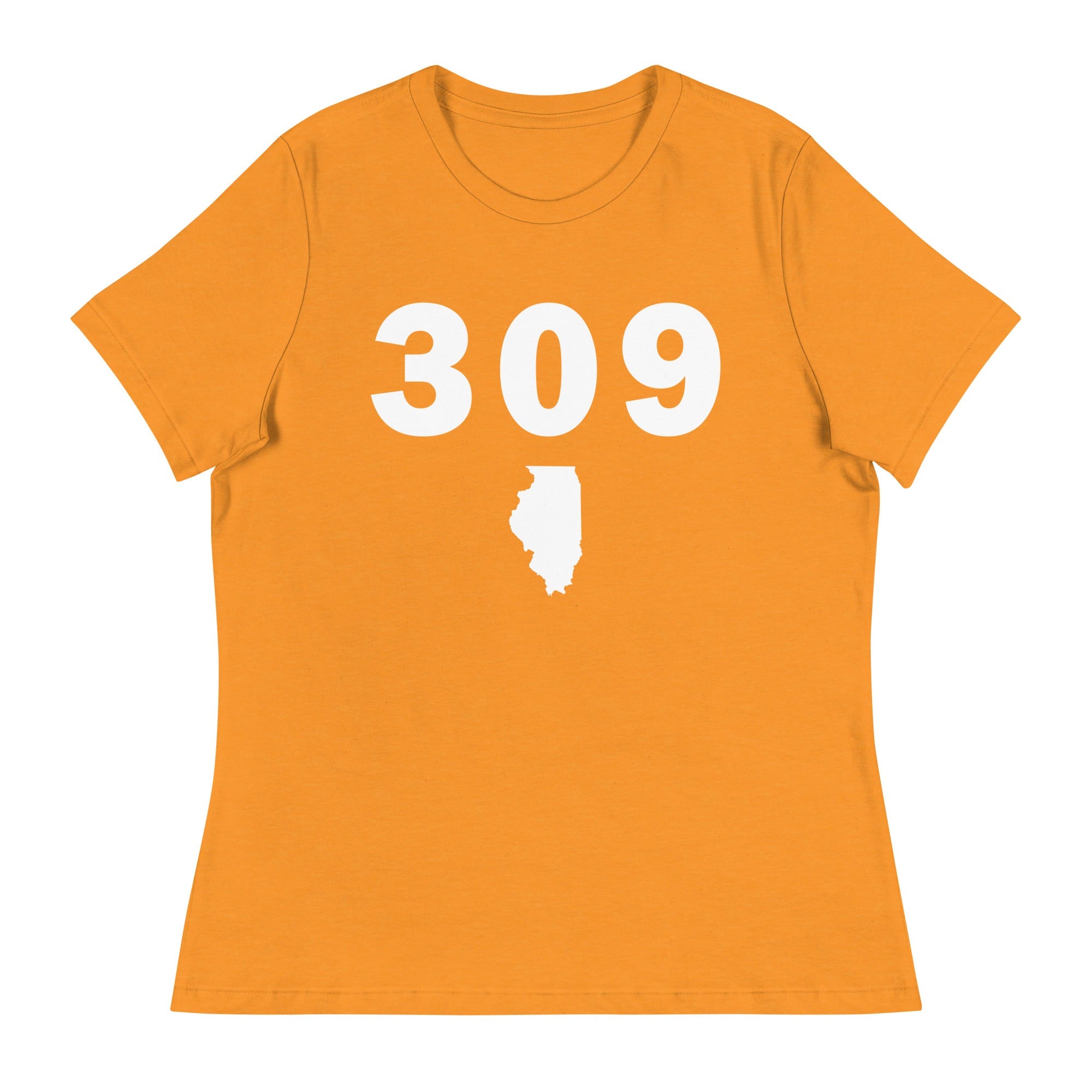 309 Area Code Women's Relaxed T Shirt