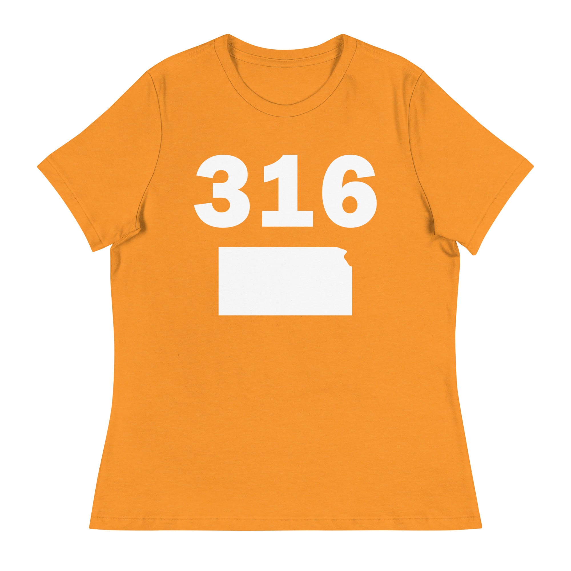 316 Area Code Women's Relaxed T Shirt
