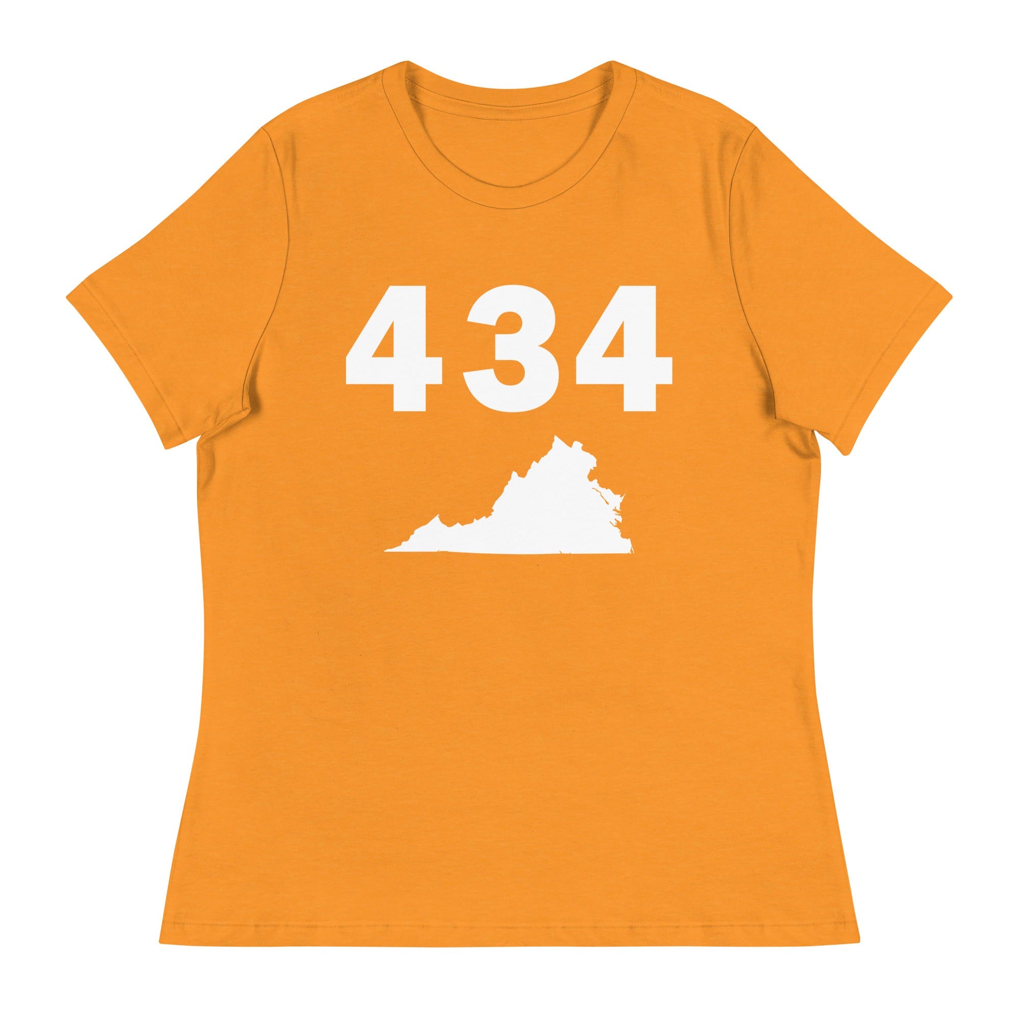434 Area Code Women's Relaxed T Shirt