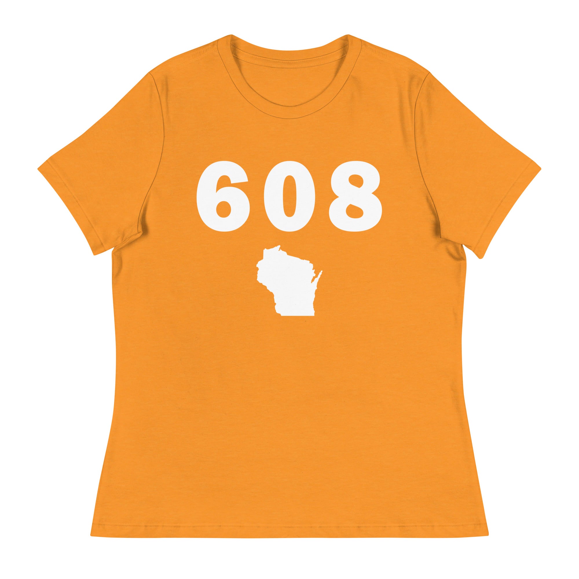 608 Area Code Women's Relaxed T Shirt