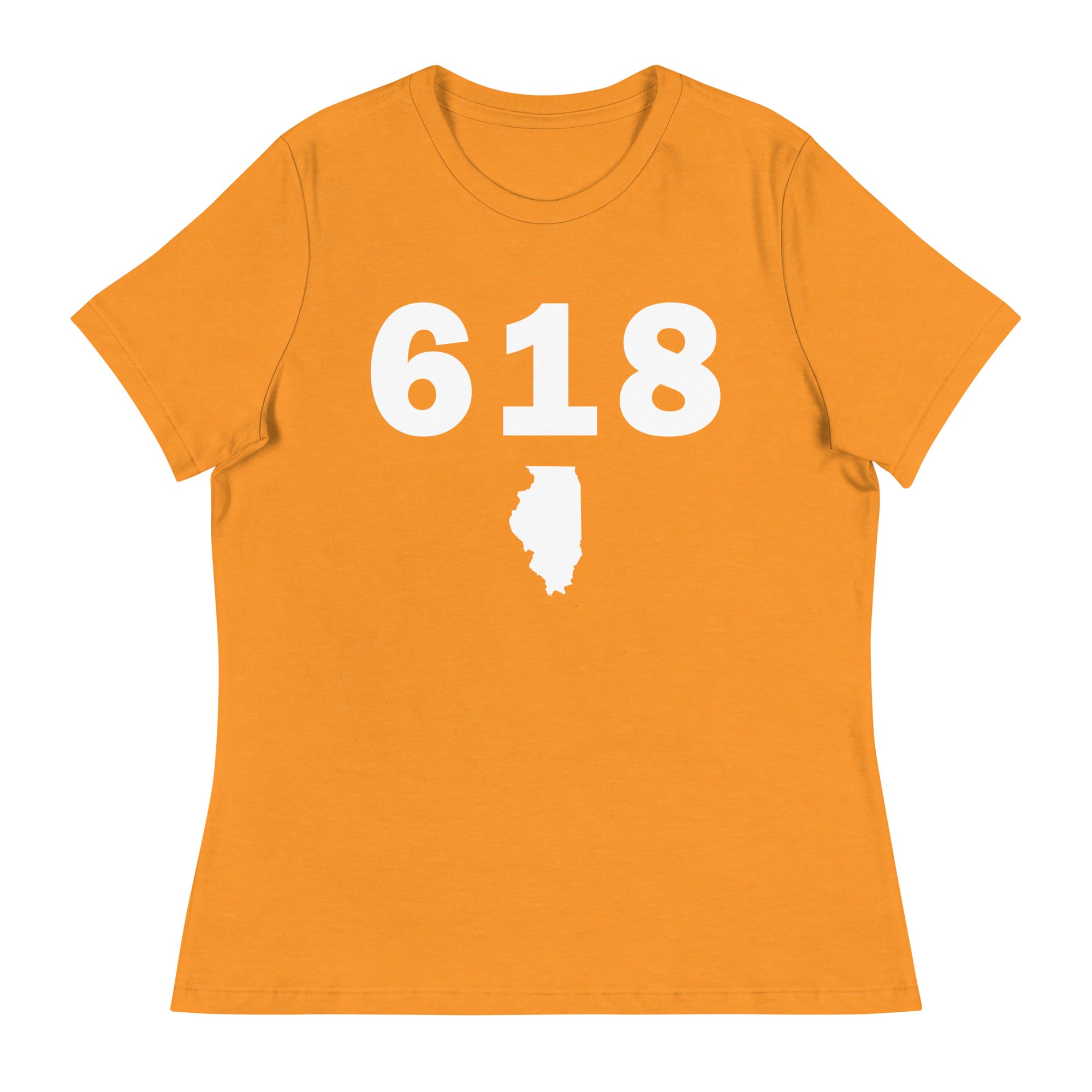 618 Area Code Women's Relaxed T Shirt