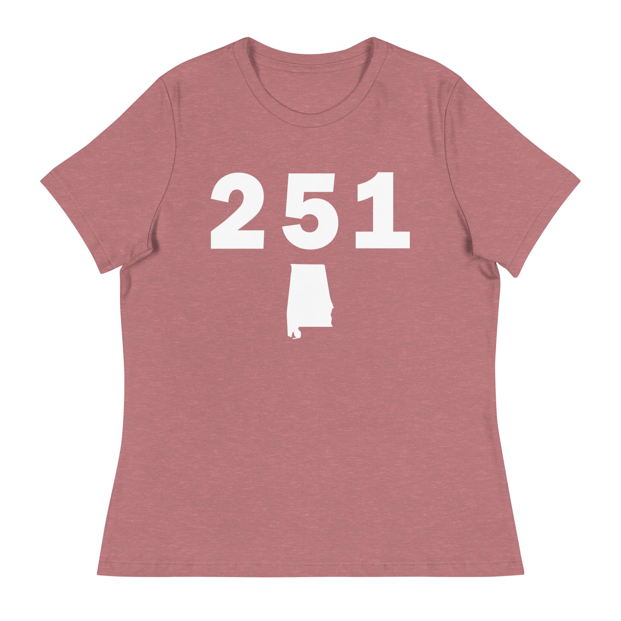 251 Area Code Women's Relaxed T Shirt