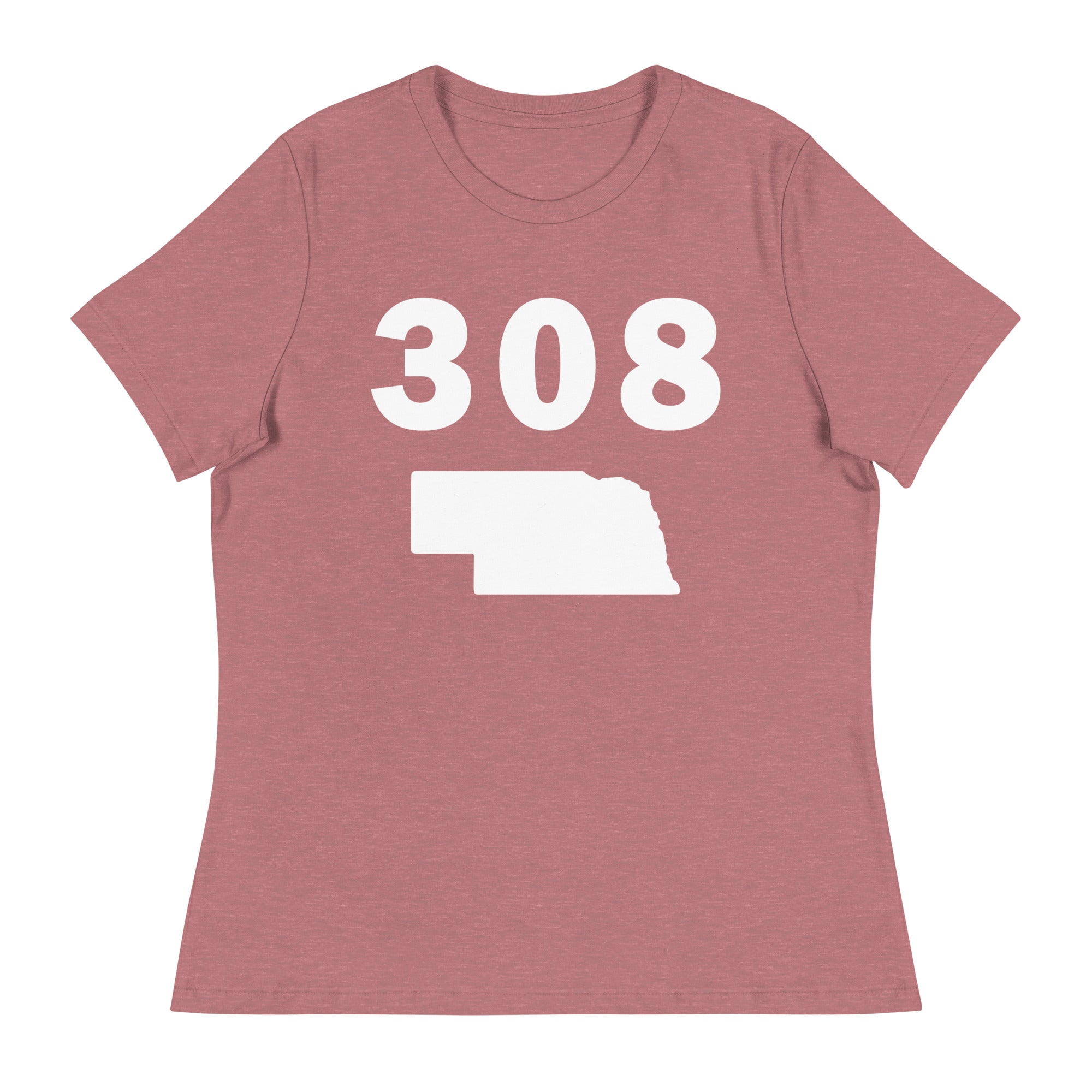 308 Area Code Women's Relaxed T Shirt