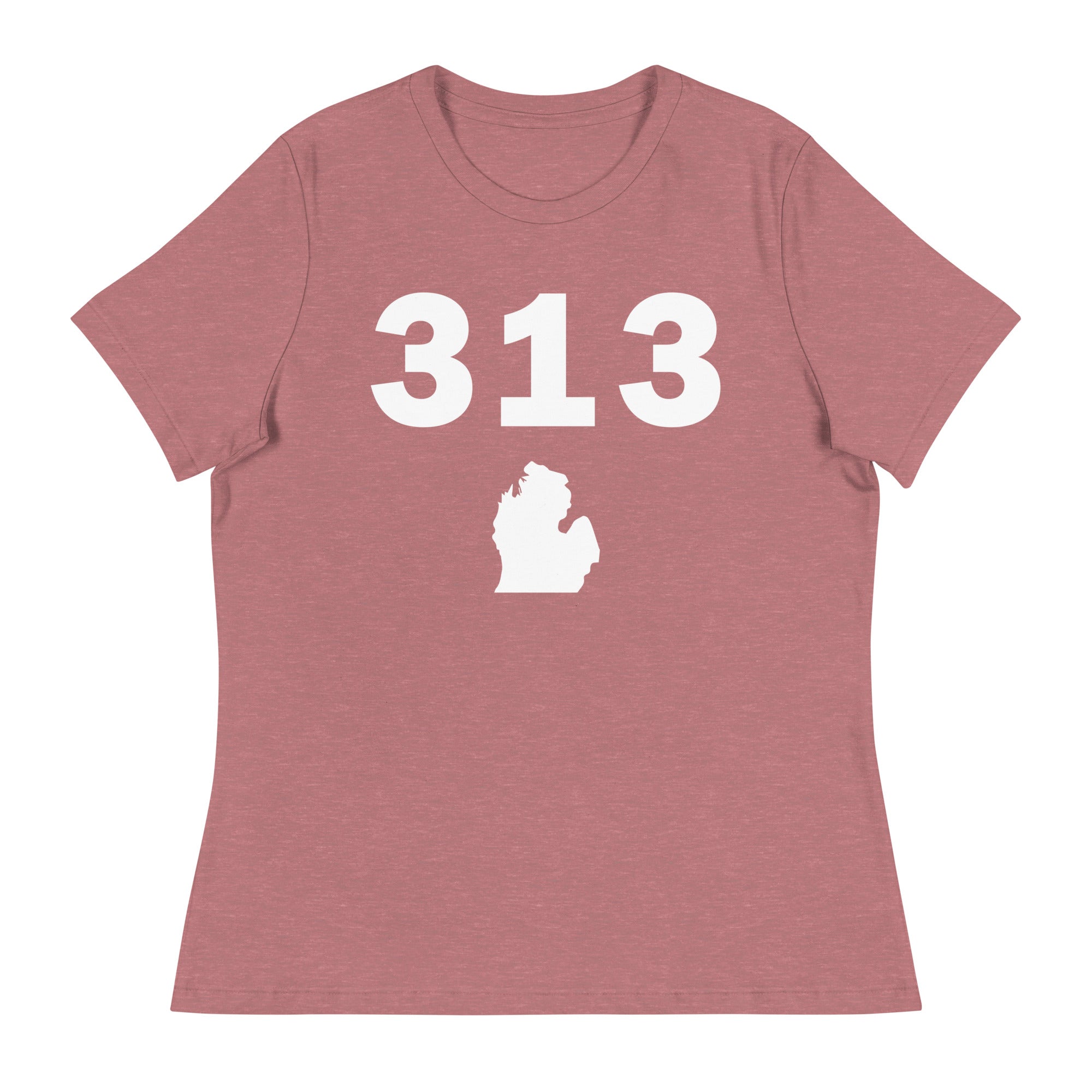 313 Area Code Women's Relaxed T Shirt