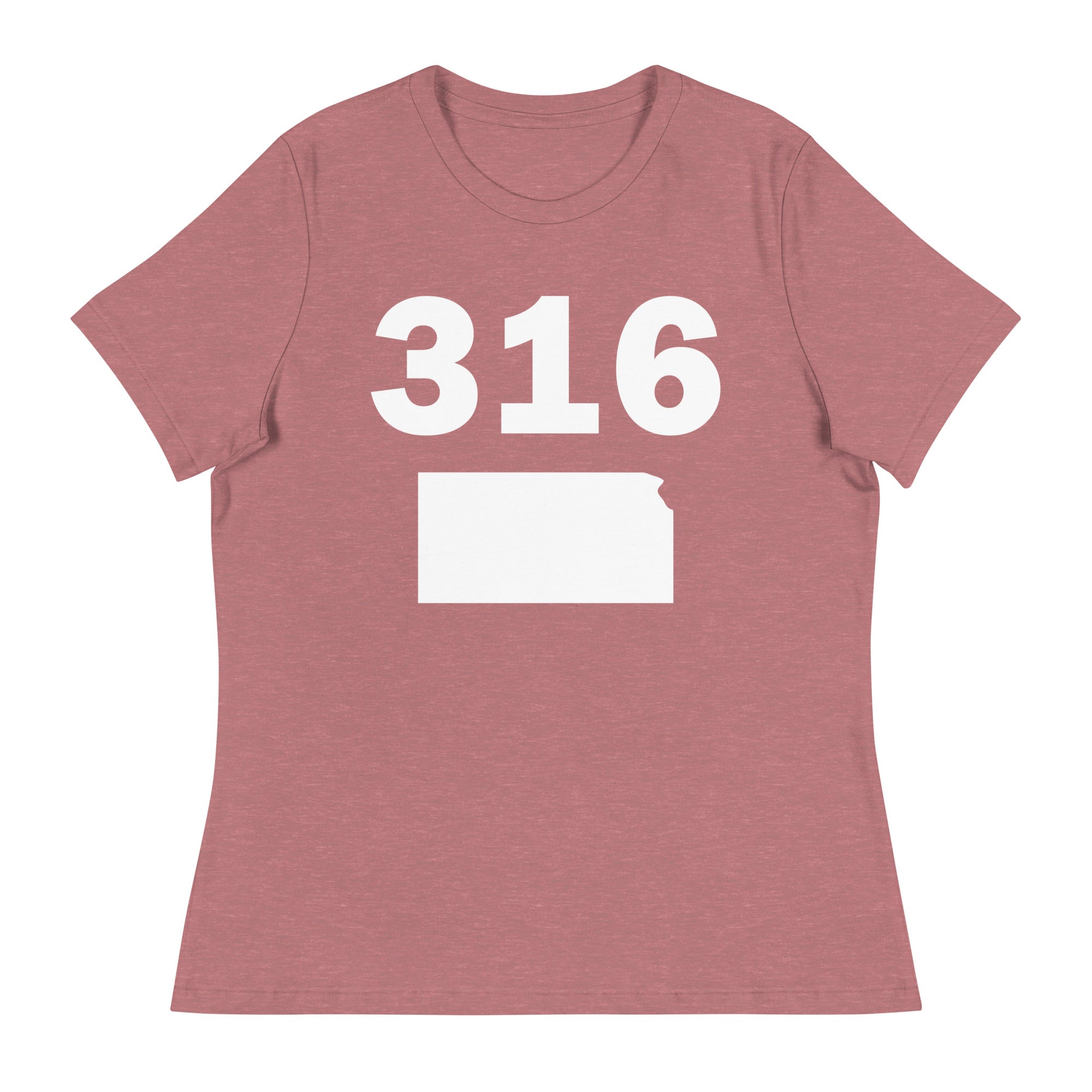 316 Area Code Women's Relaxed T Shirt