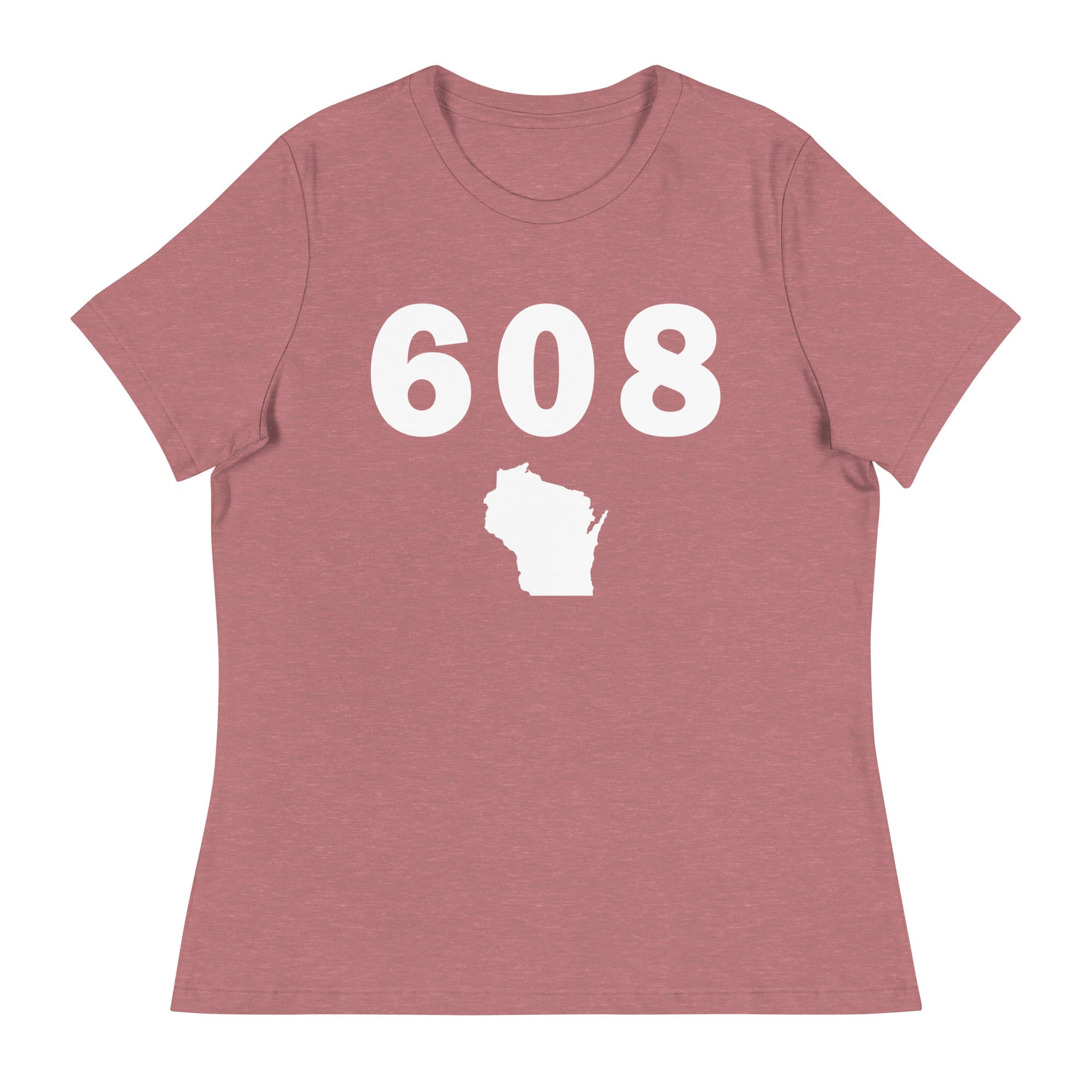 608 Area Code Women's Relaxed T Shirt