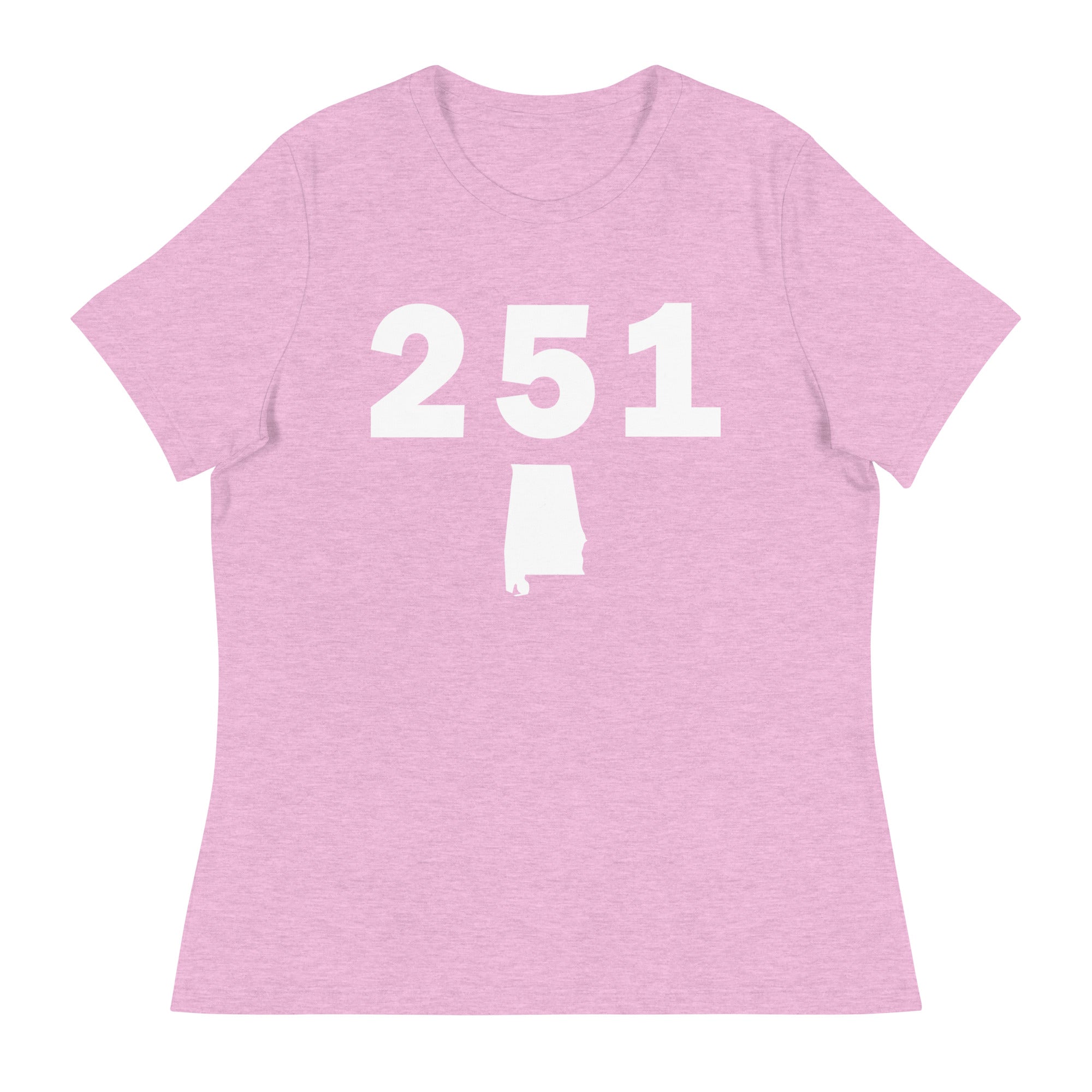 251 Area Code Women's Relaxed T Shirt