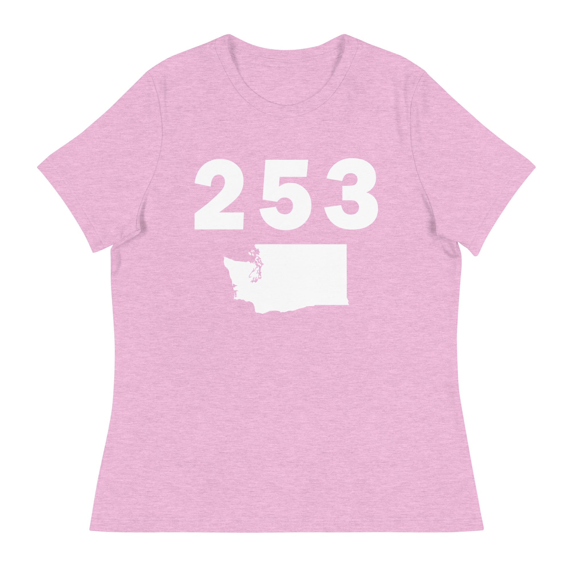 253 Area Code Women's Relaxed T Shirt