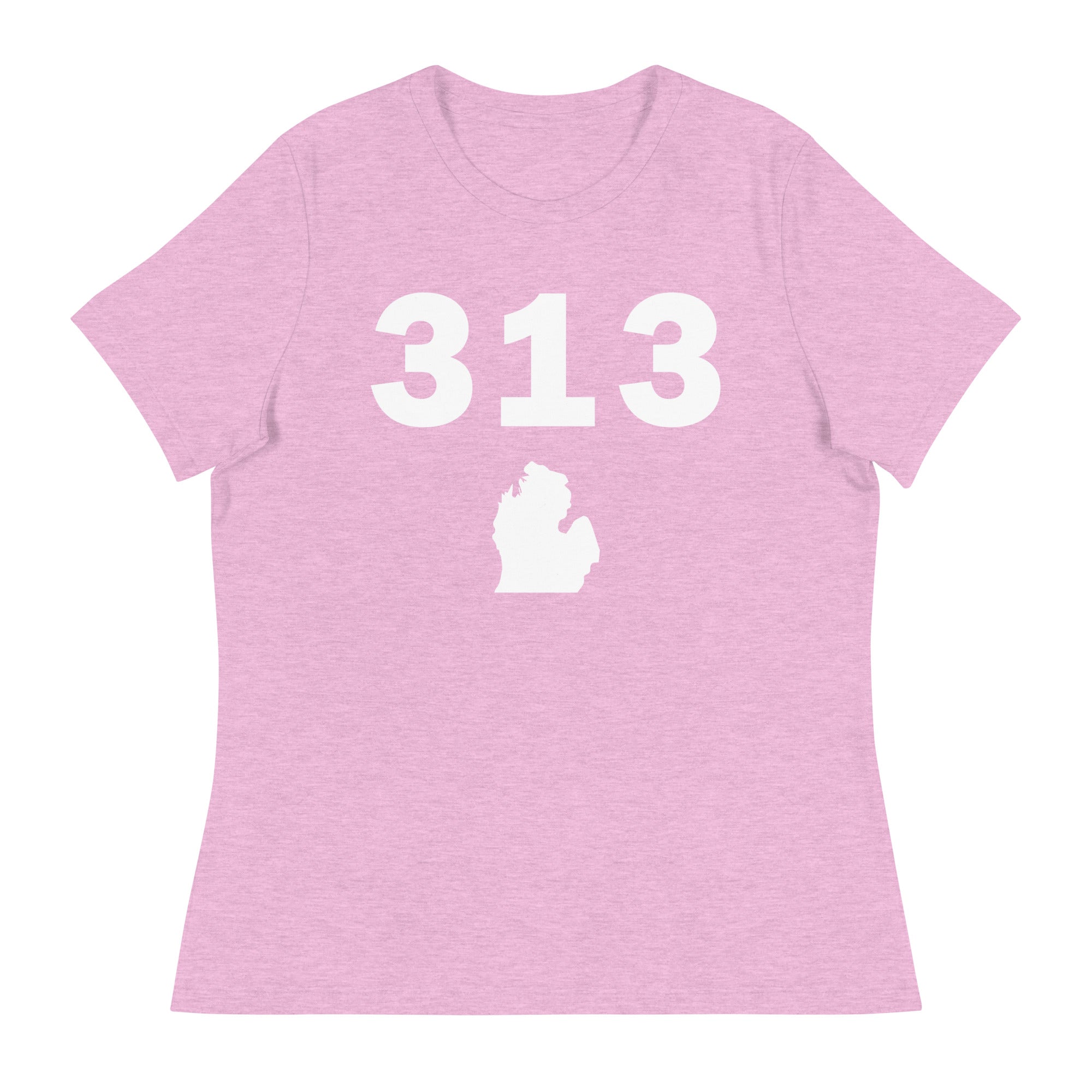 313 Area Code Women's Relaxed T Shirt