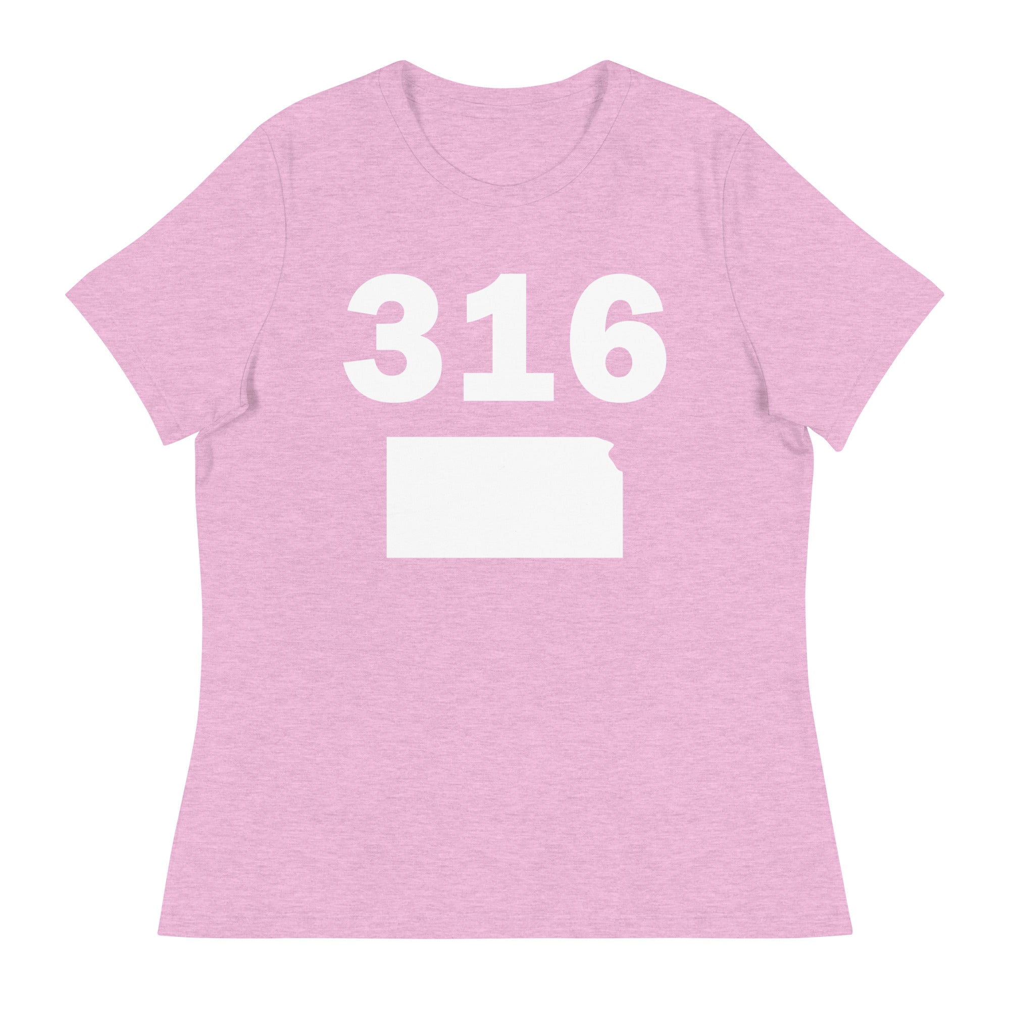316 Area Code Women's Relaxed T Shirt