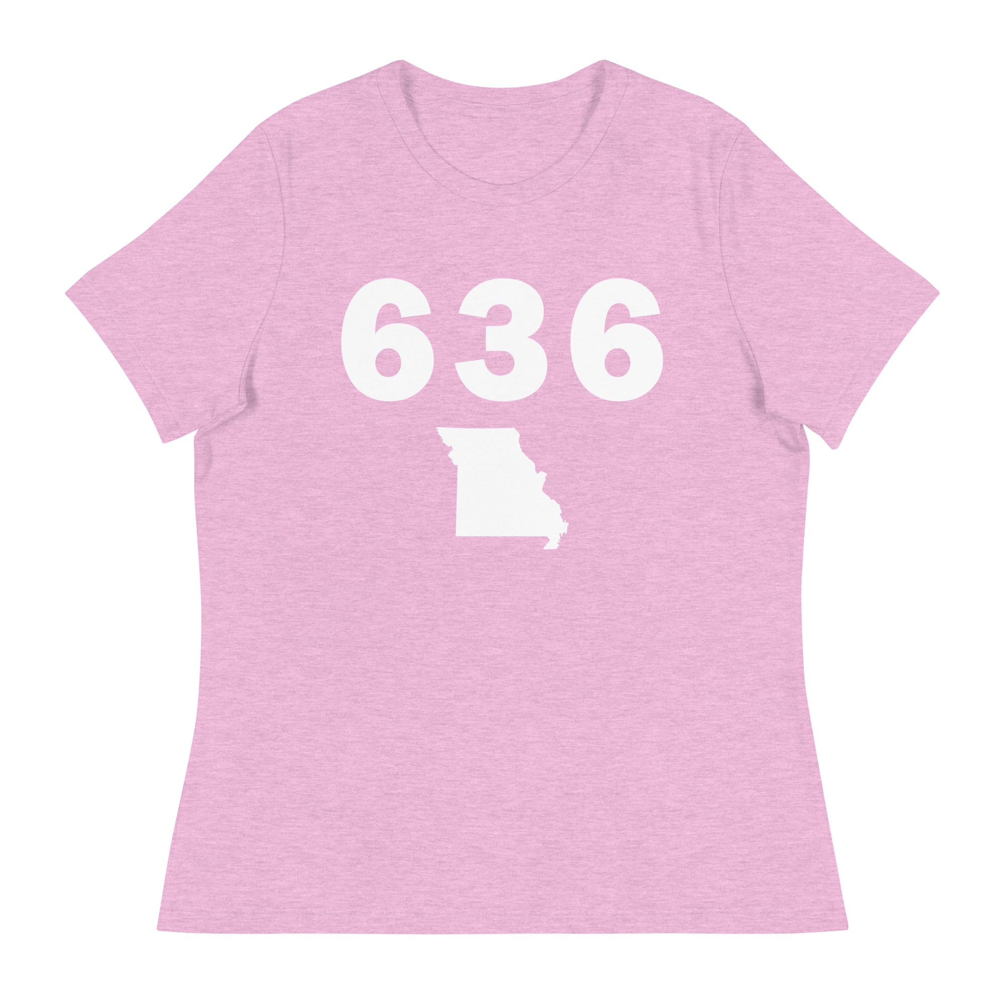 636 Area Code Women's Relaxed T Shirt