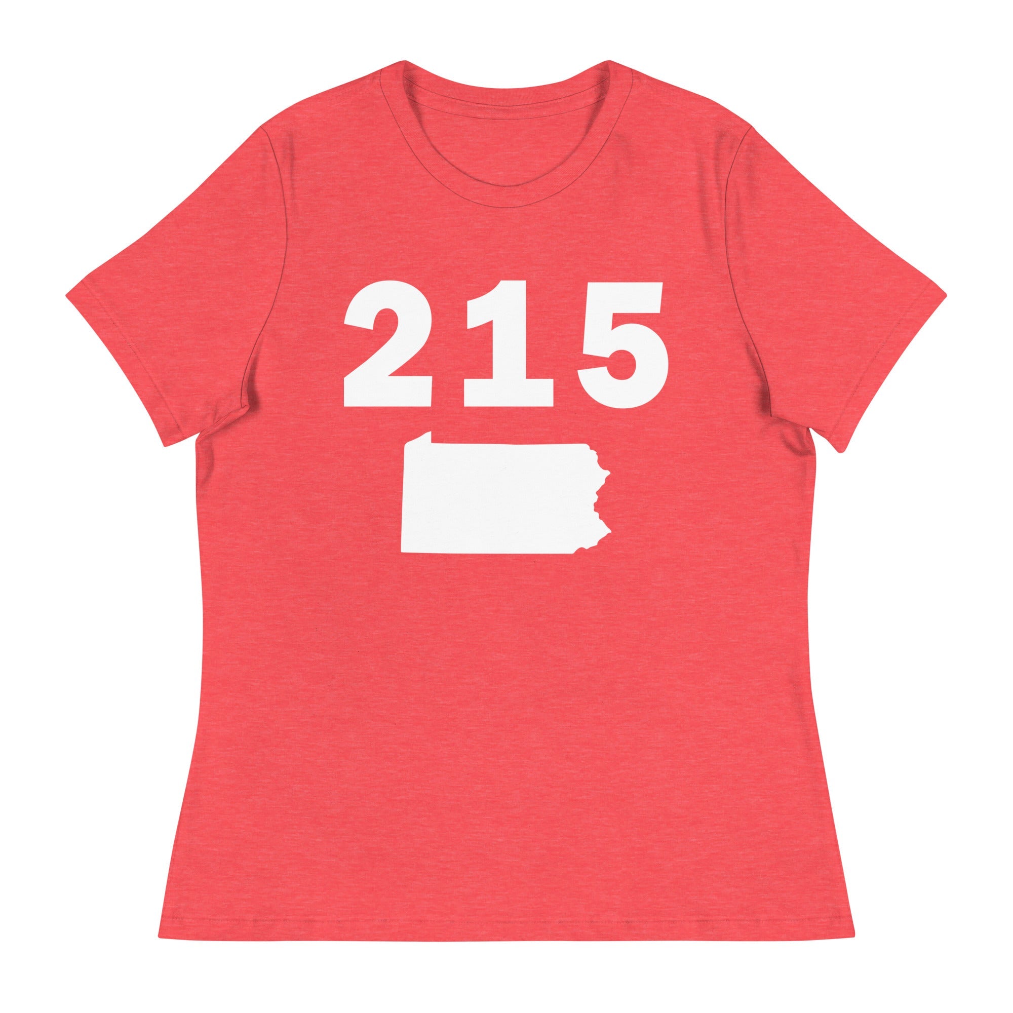 215 Area Code Women's Relaxed T Shirt