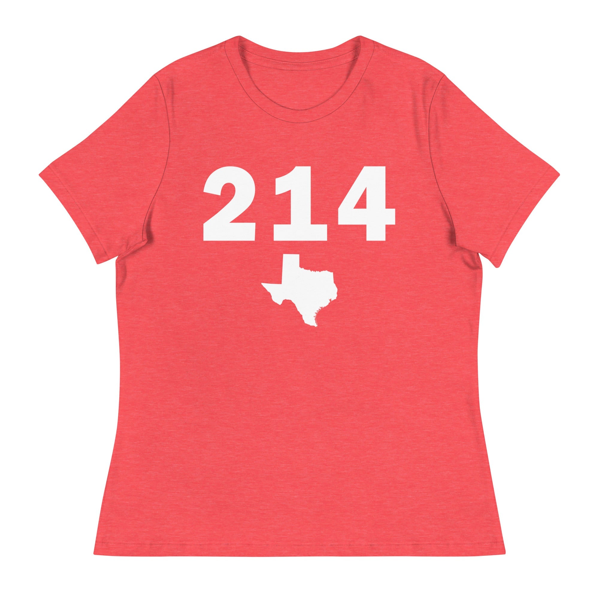 214 Area Code Women's Relaxed T Shirt