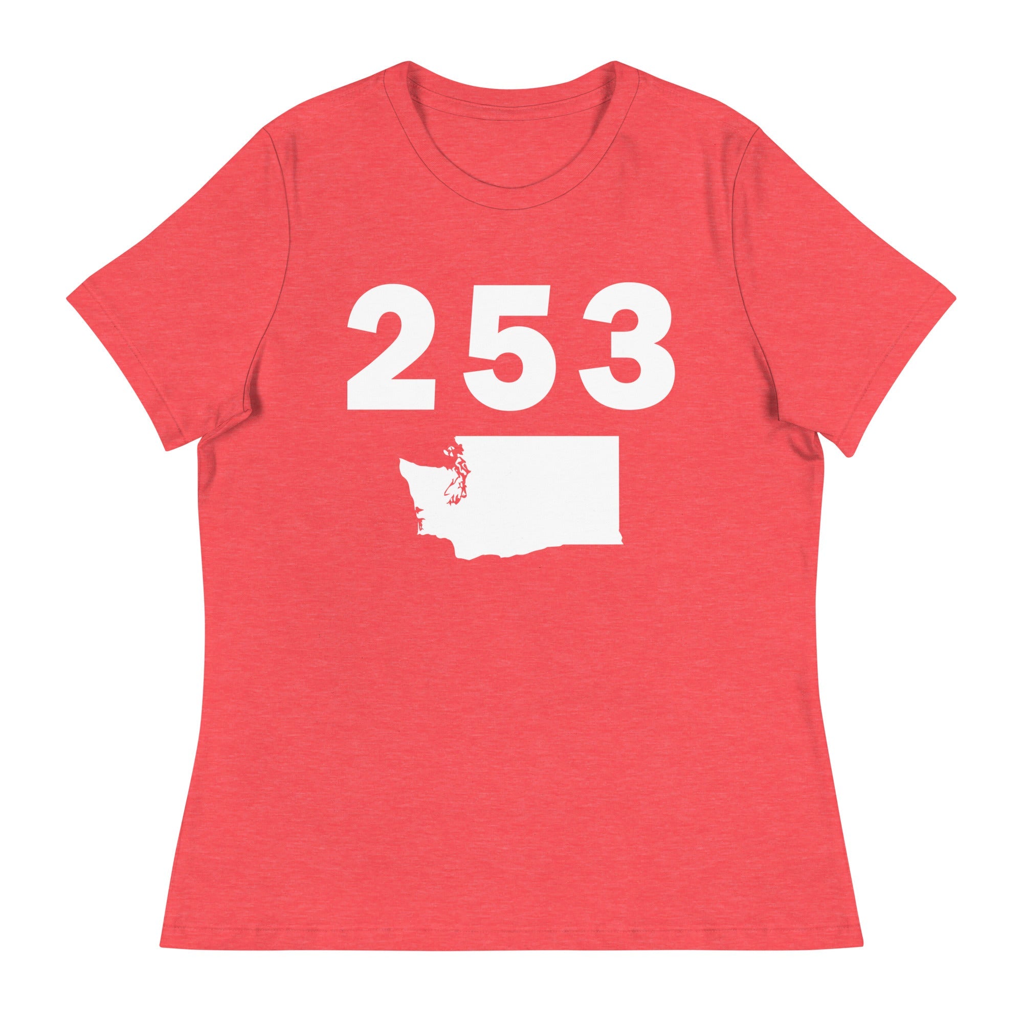 253 Area Code Women's Relaxed T Shirt