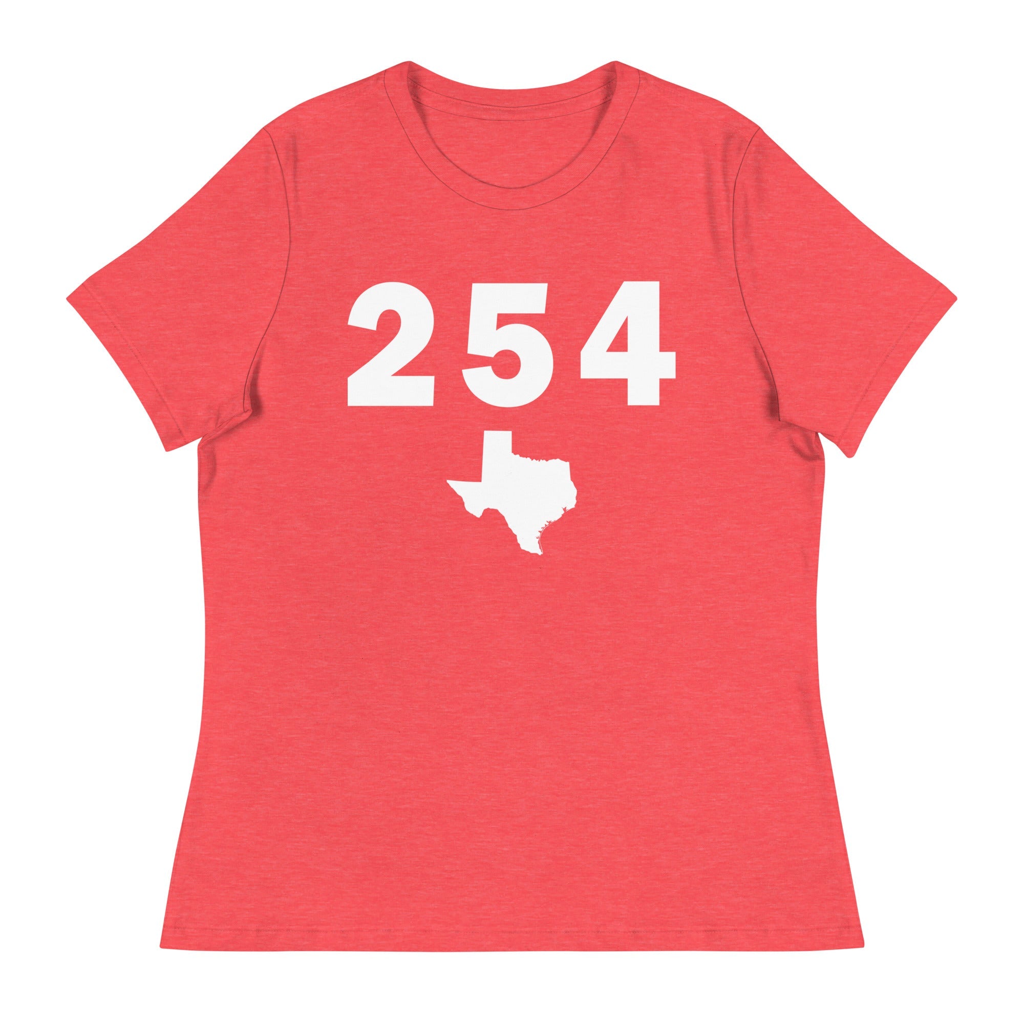 254 Area Code Women's Relaxed T Shirt