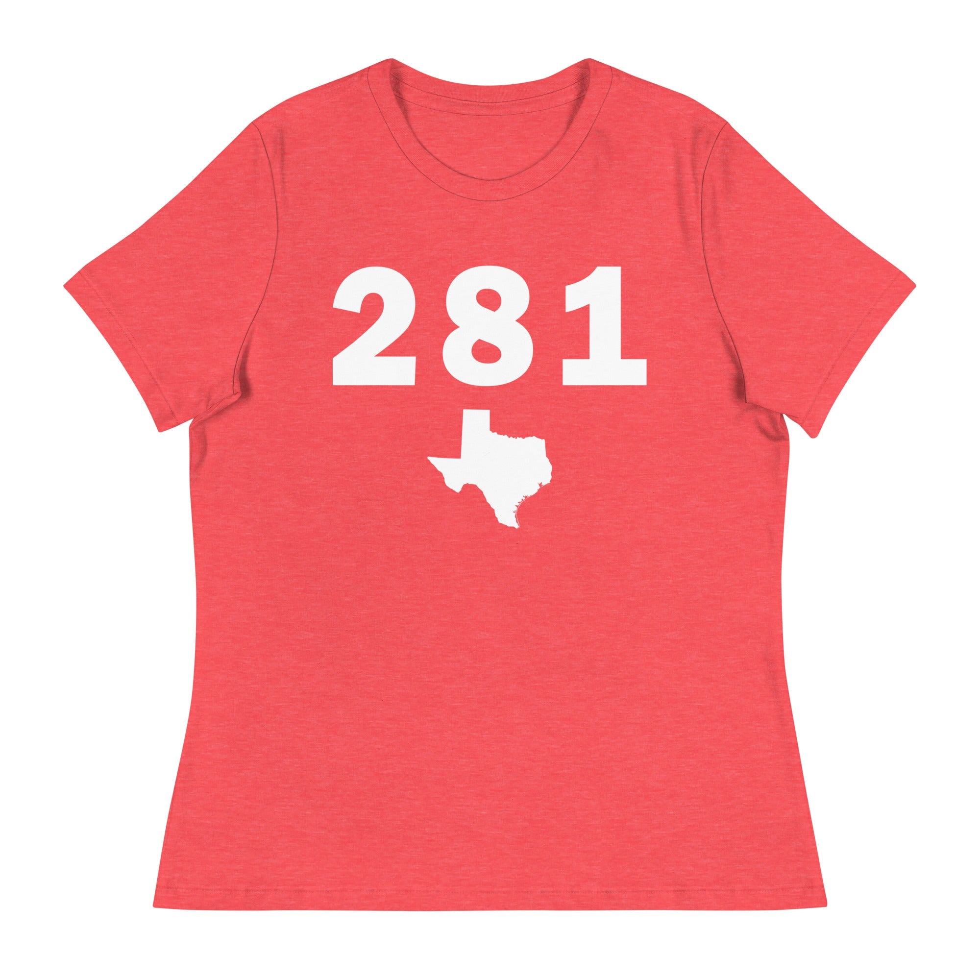 281 Area Code Women's Relaxed T Shirt