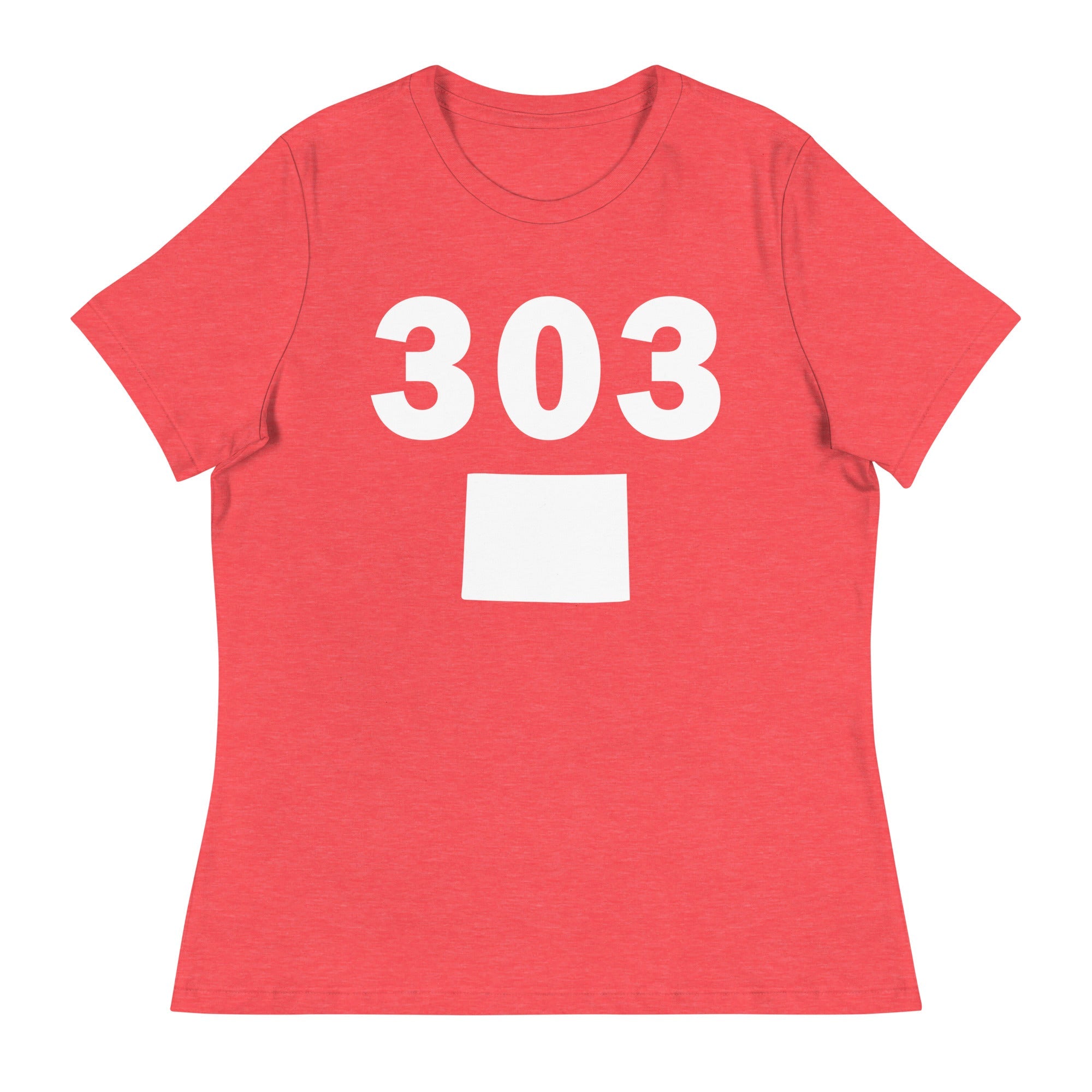 303 Area Code Women's Relaxed T Shirt
