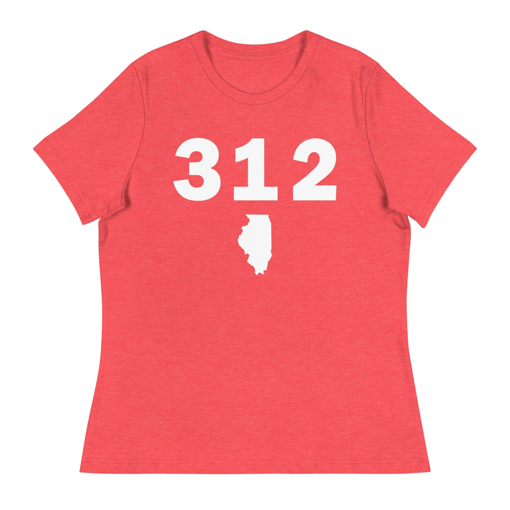 312 Area Code Women's Relaxed T Shirt