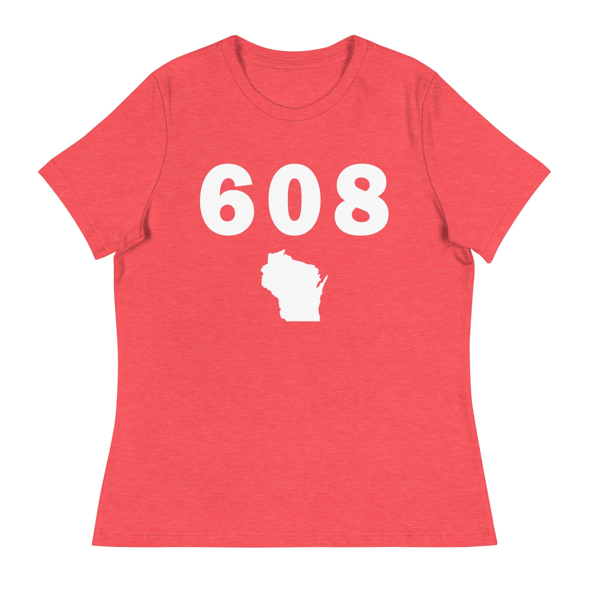 608 Area Code Women's Relaxed T Shirt