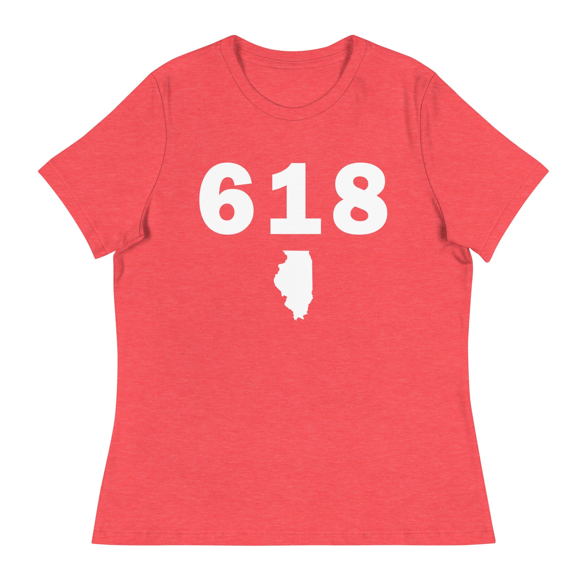 618 Area Code Women's Relaxed T Shirt