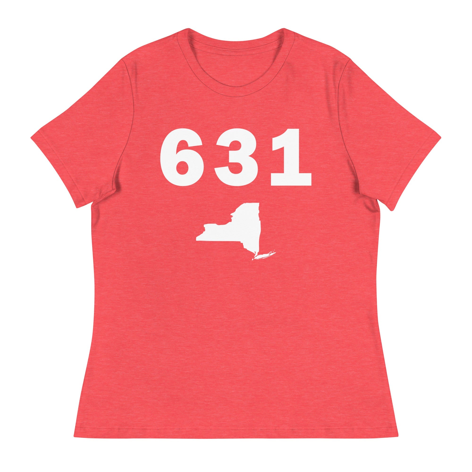 631 Area Code Women's Relaxed T Shirt