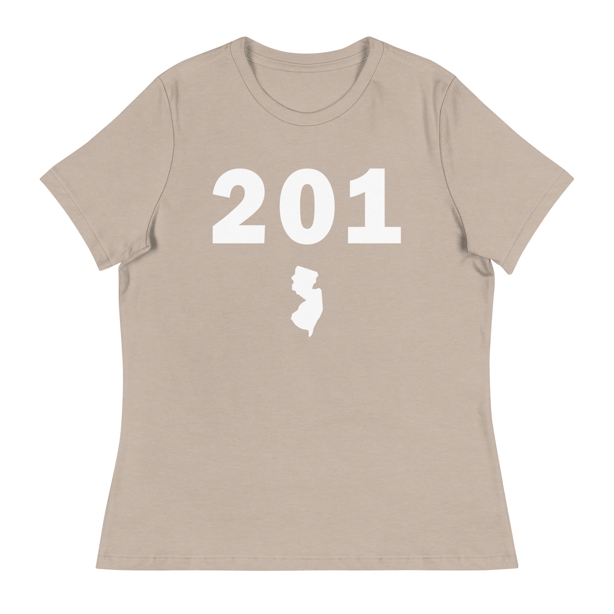 201 Area Code Women's Relaxed T Shirt