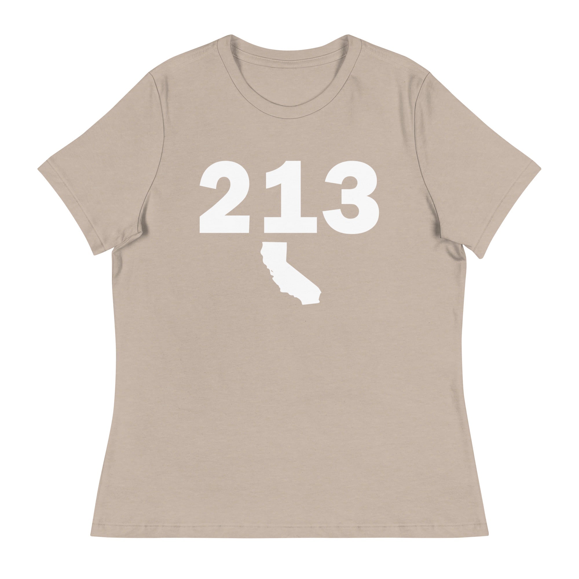 213 Area Code Women's Relaxed T Shirt