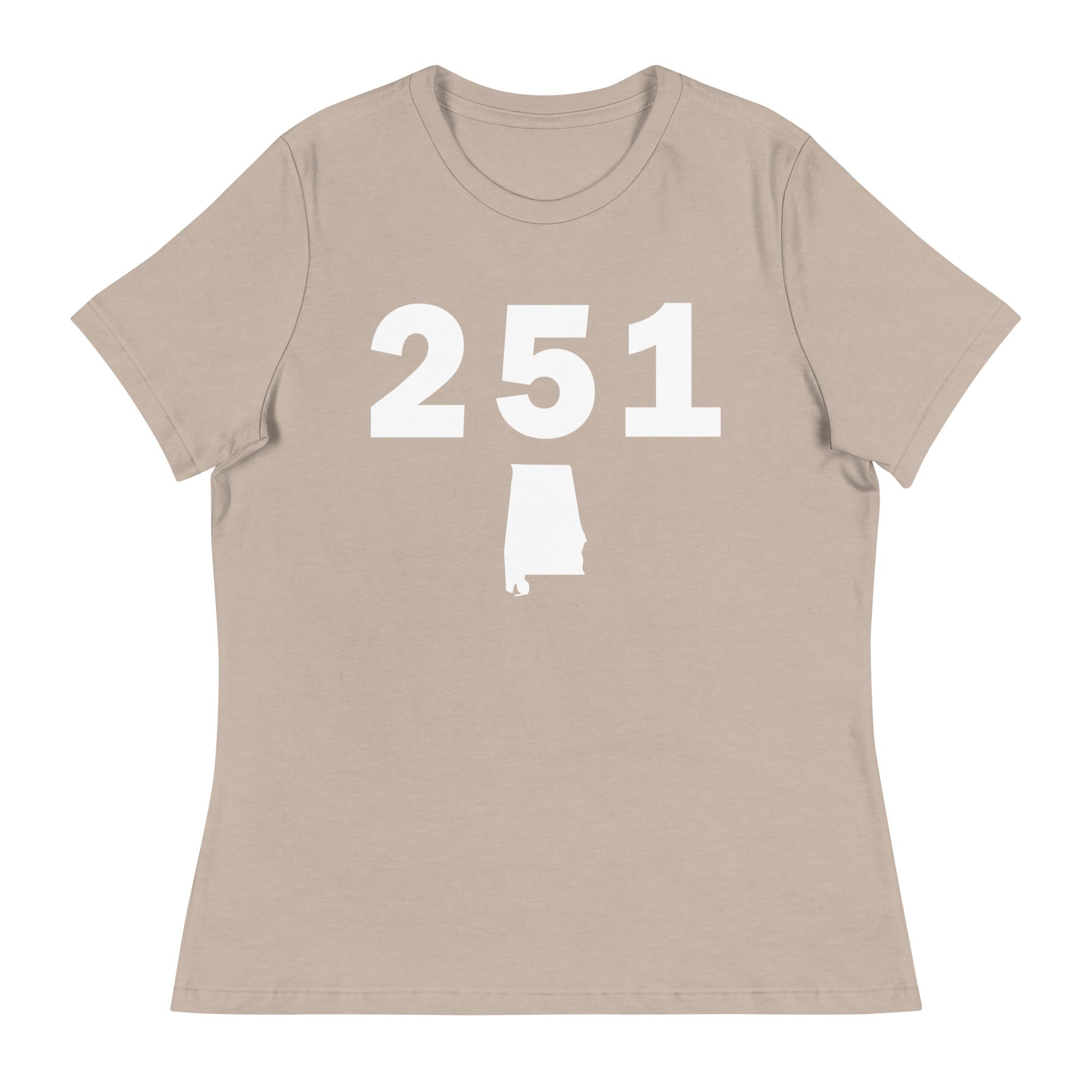 251 Area Code Women's Relaxed T Shirt