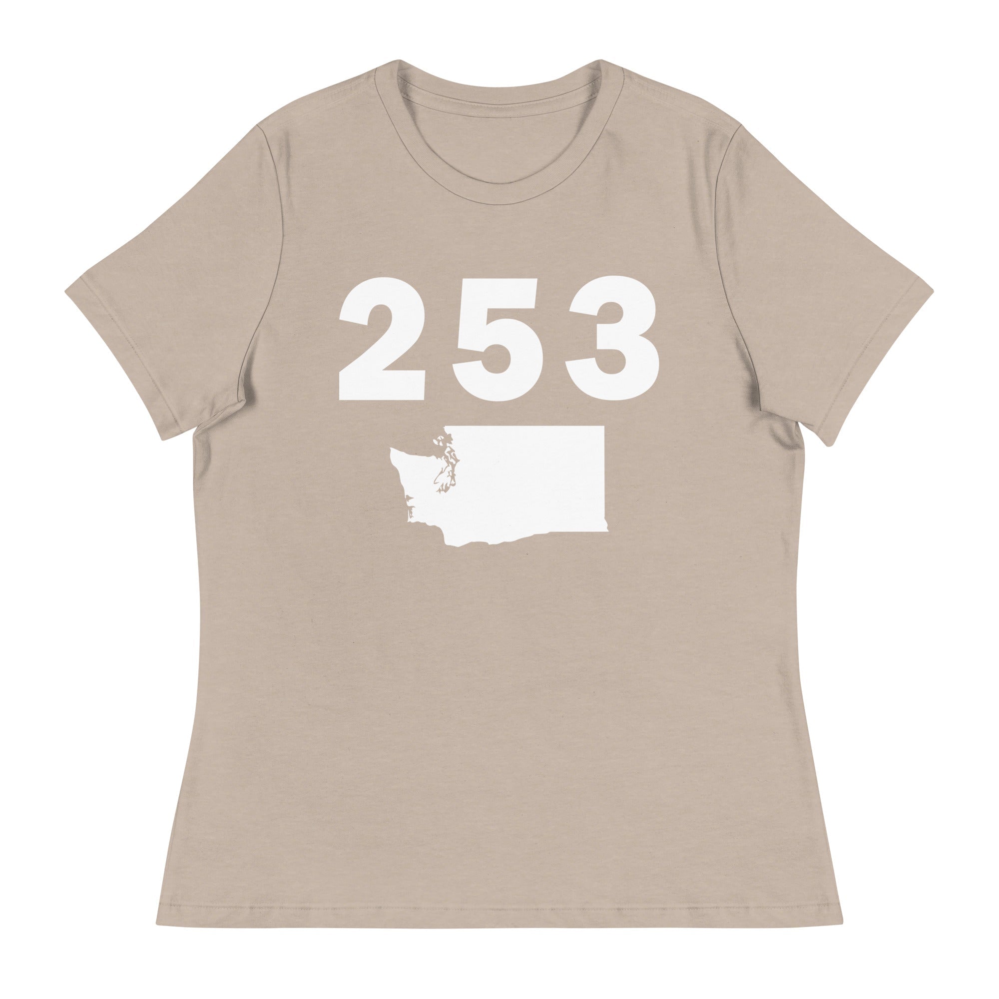 253 Area Code Women's Relaxed T Shirt