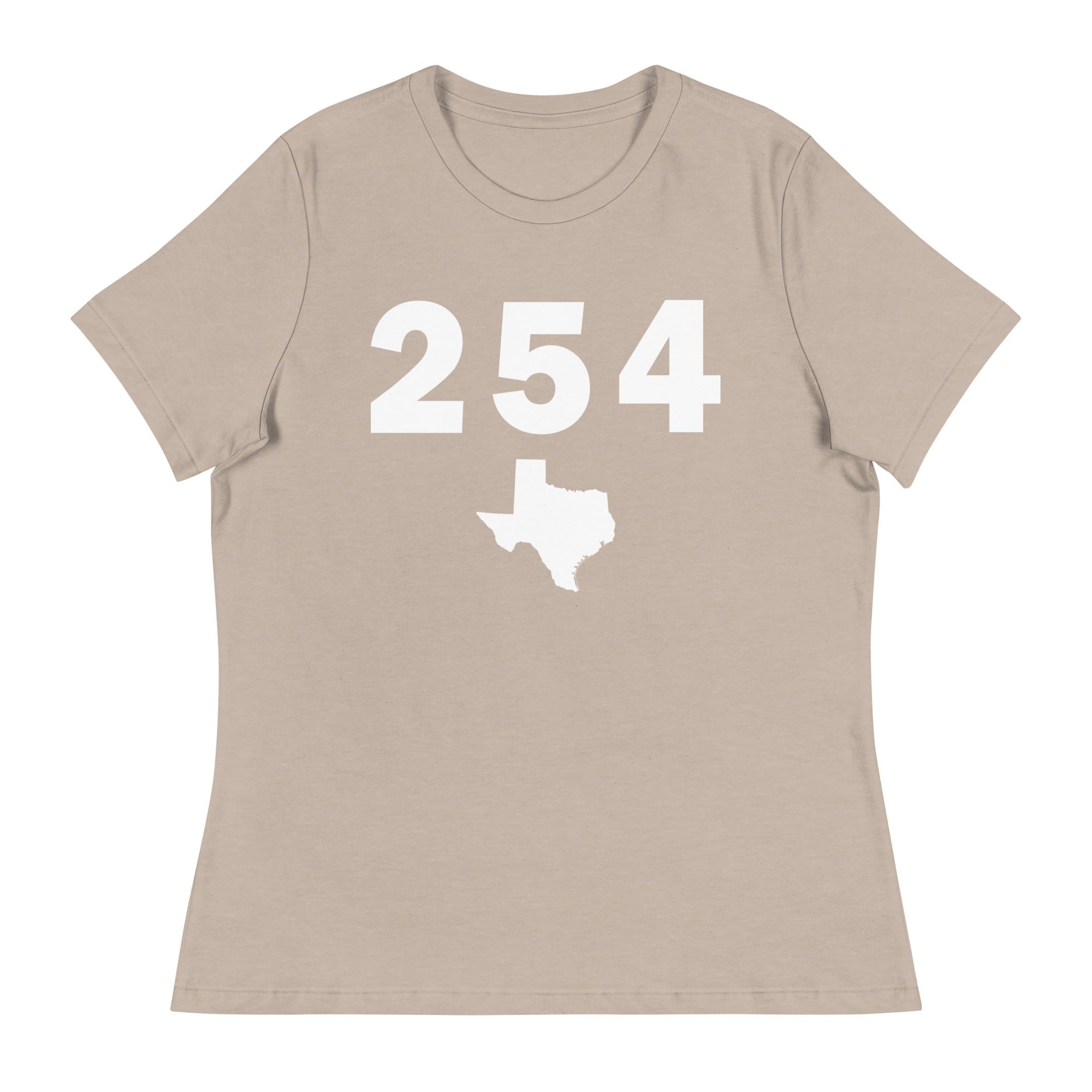 254 Area Code Women's Relaxed T Shirt