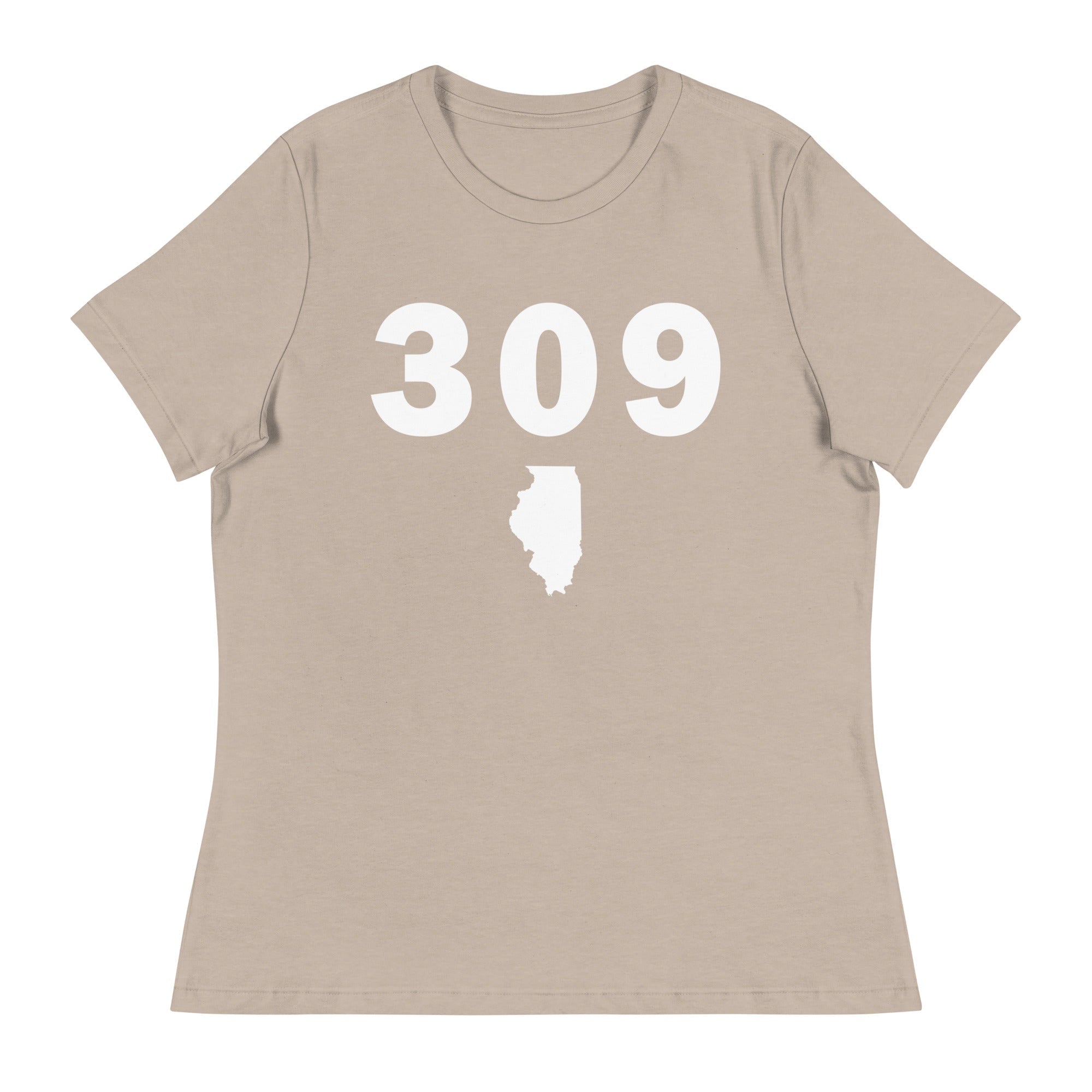 309 Area Code Women's Relaxed T Shirt