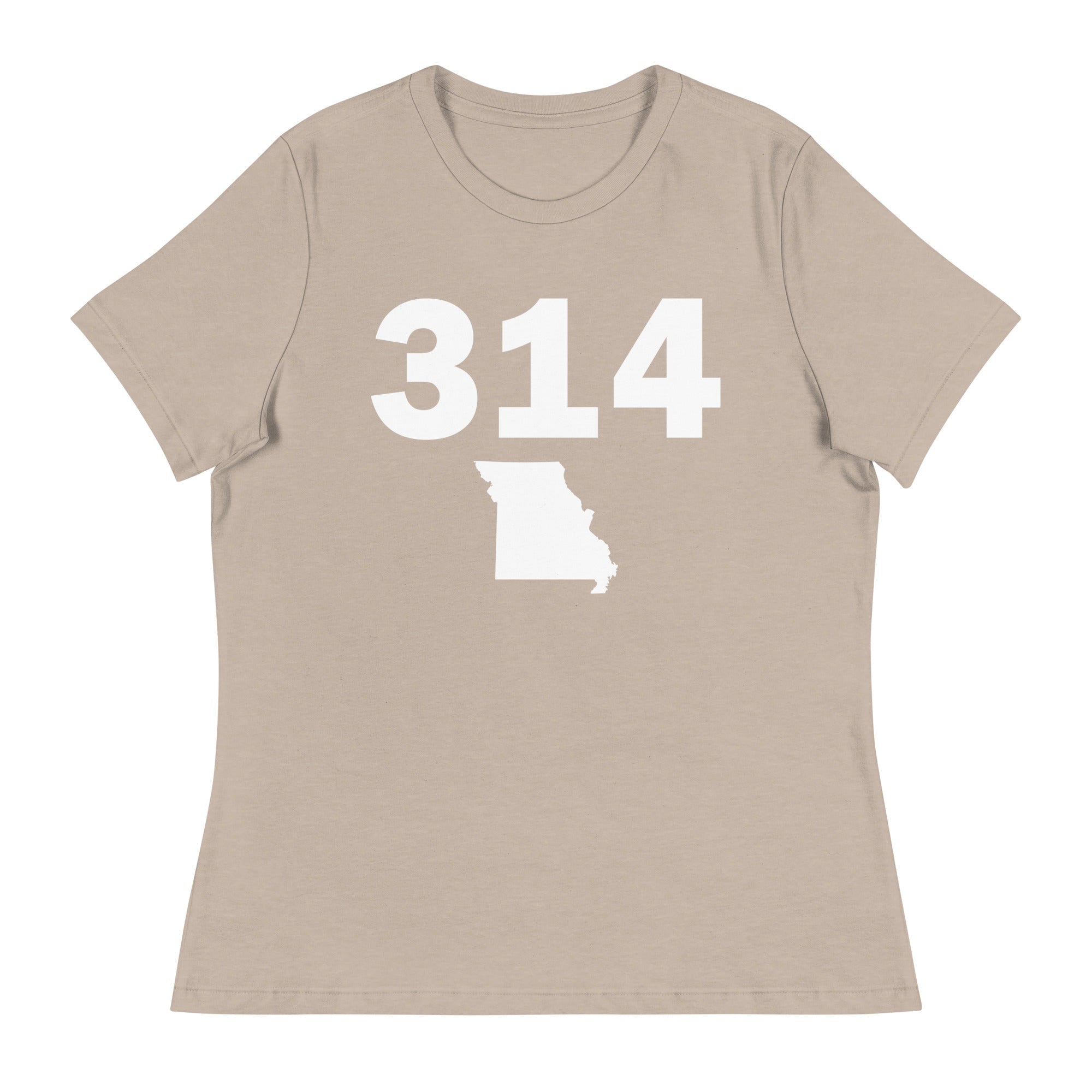 314 Area Code Women's Relaxed T Shirt