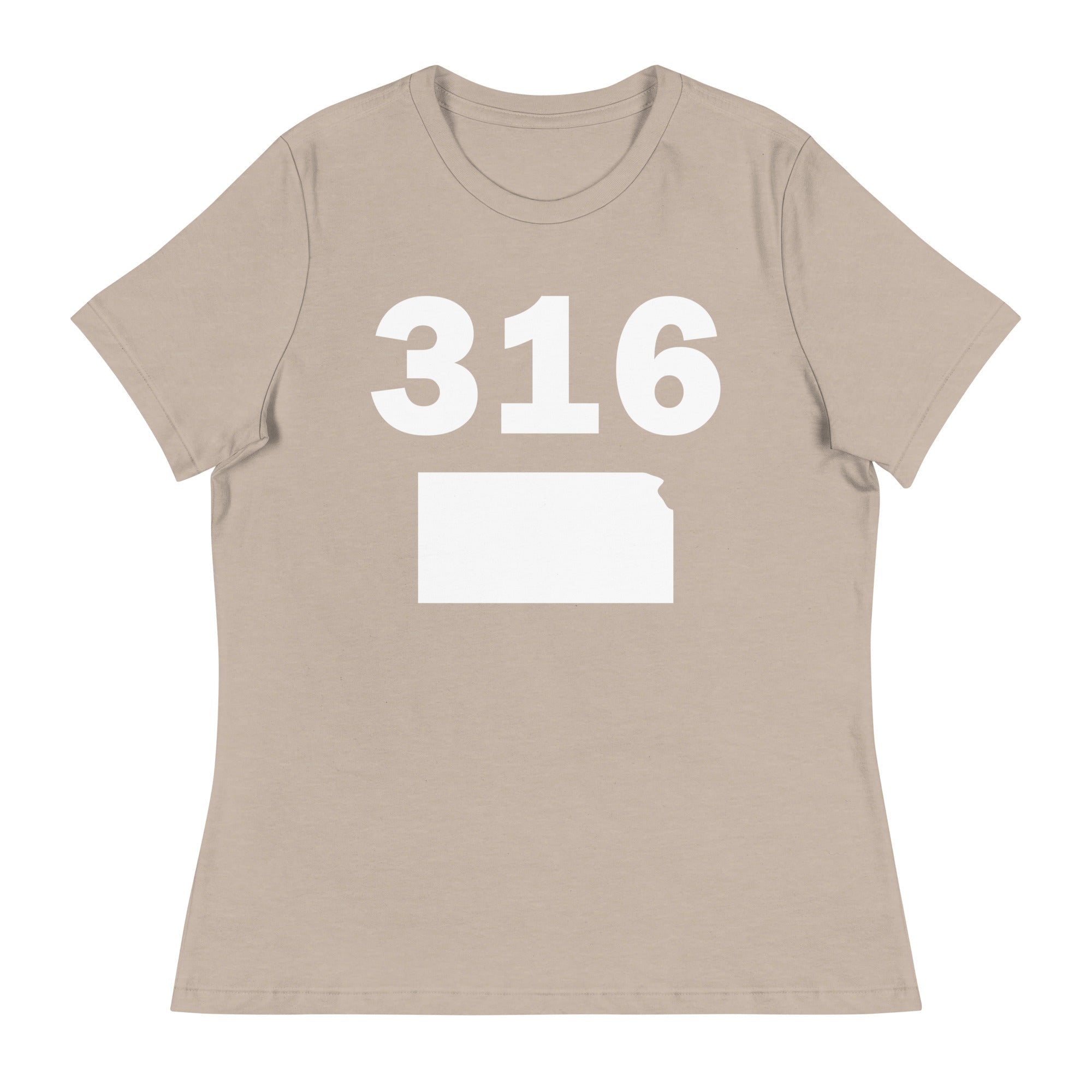 316 Area Code Women's Relaxed T Shirt