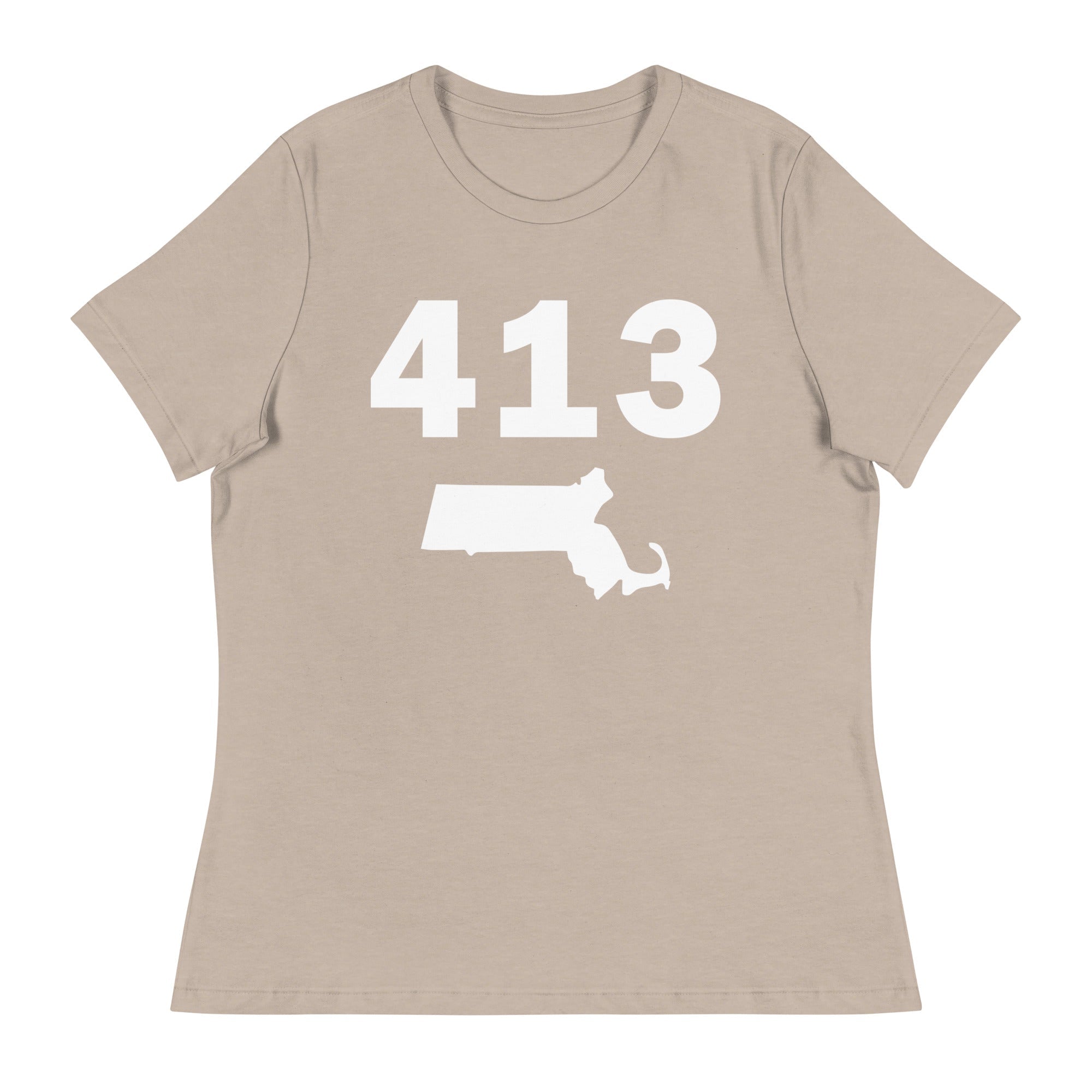 413 Area Code Women's Relaxed T Shirt